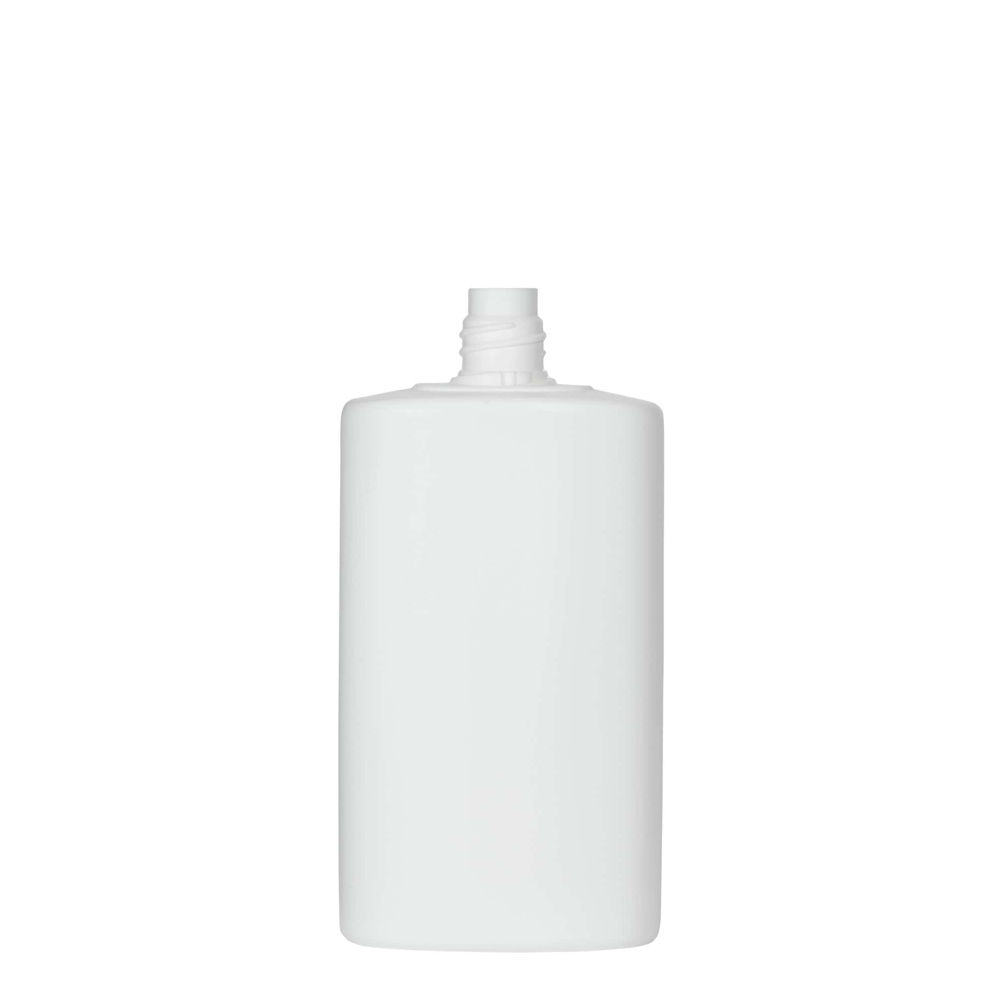 250 ml plastflaska 'Indy', oval, HDPE, vit, mynning: skruvkapsel 250 ml plastflaska 'Indy', oval, HDPE, vit, mynning: skruvkapsel