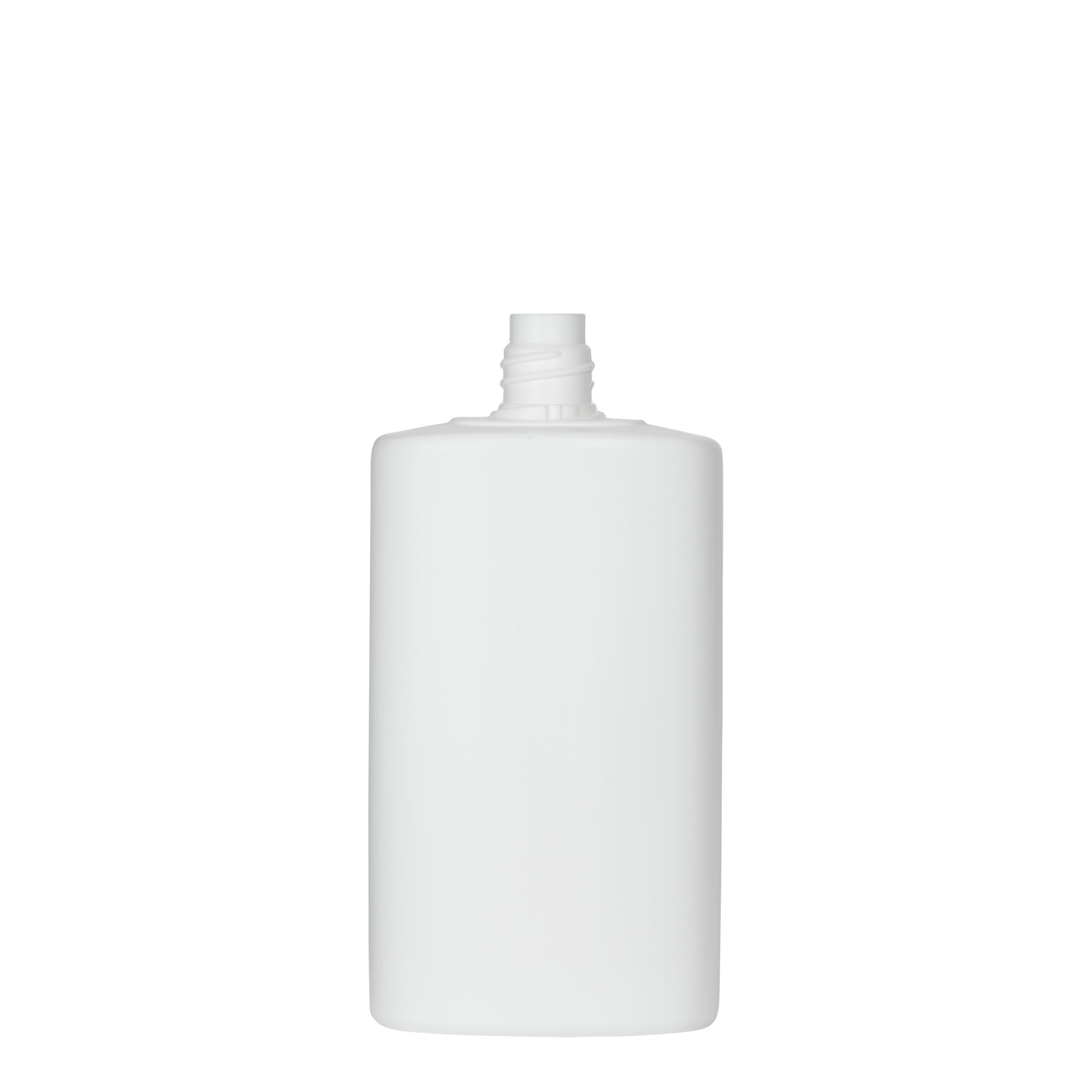 250 ml plastflaska 'Indy', oval, HDPE, vit, öppning: skruvlock