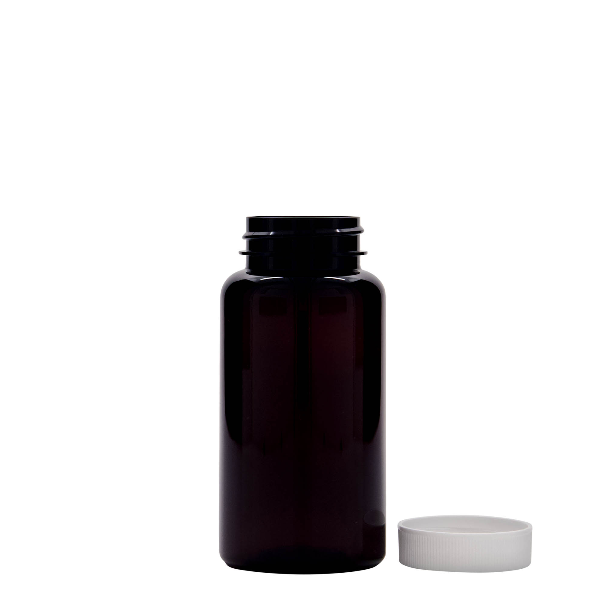 150 ml PET-flaska, plast, brun, öppning: 38/400 150 ml PET-flaska, plast, brun, öppning: 38/400