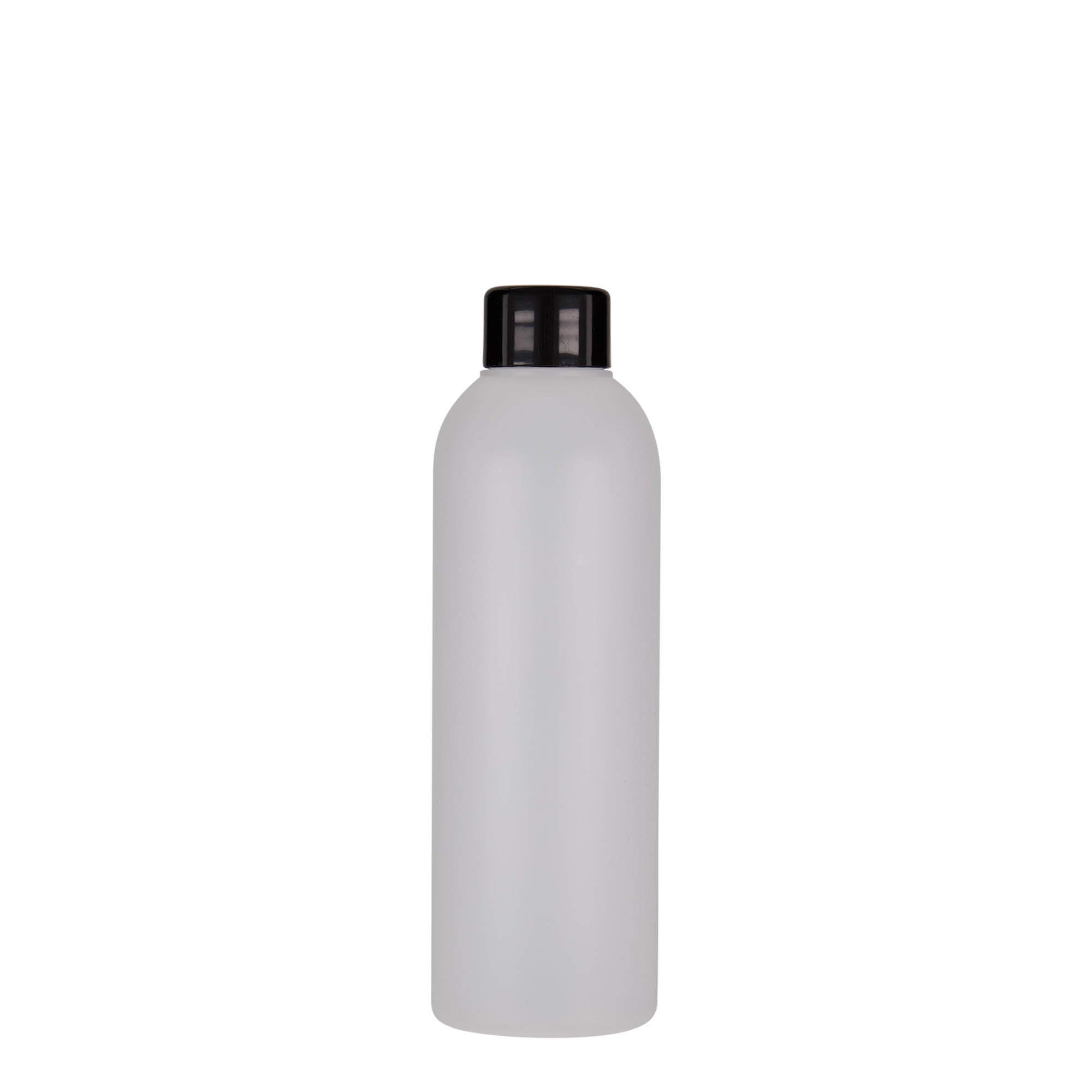200 ml plastflaska 'Tuffy', HDPE, natur, öppning: 24/410