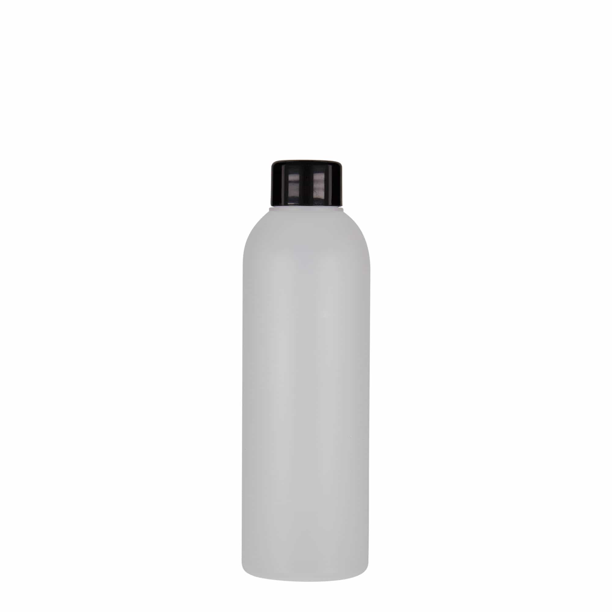200 ml plastflaska 'Tuffy', HDPE, natur, öppning: 24/410