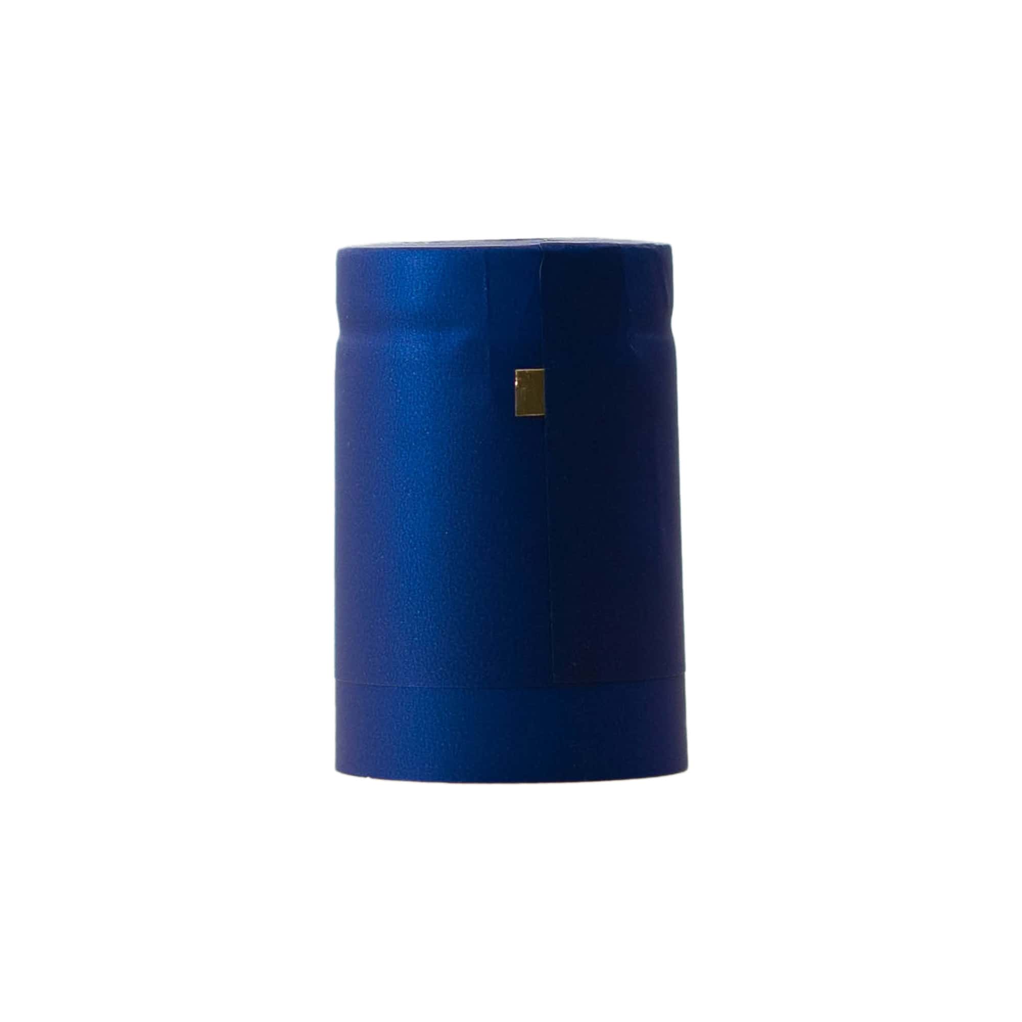 Krympkapsel 32x41, PVC-plast, blå Krympkapsel 32x41, PVC-plast, blå