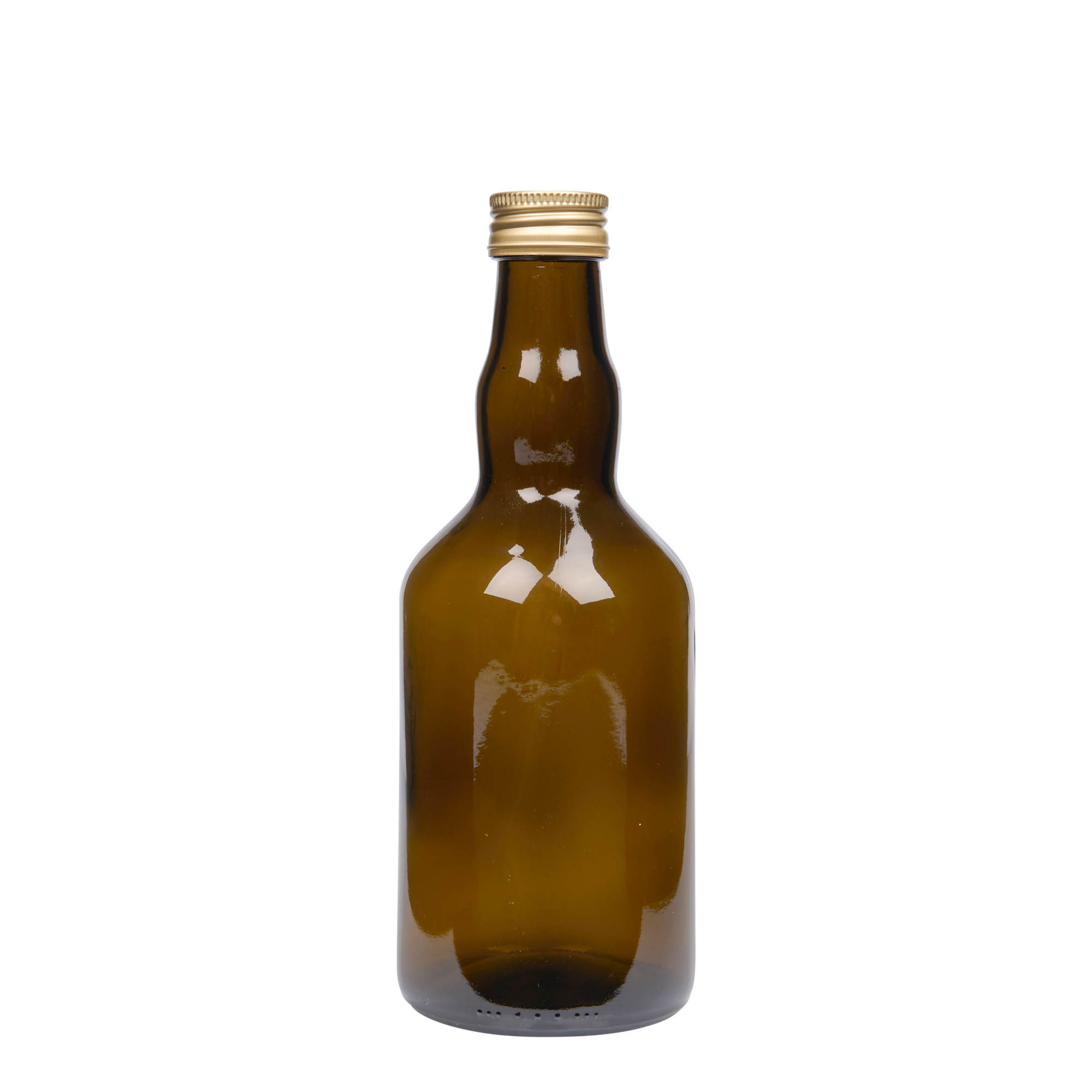 500 ml glasflaska 'Olona', antikgrön, öppning: PP 31,5