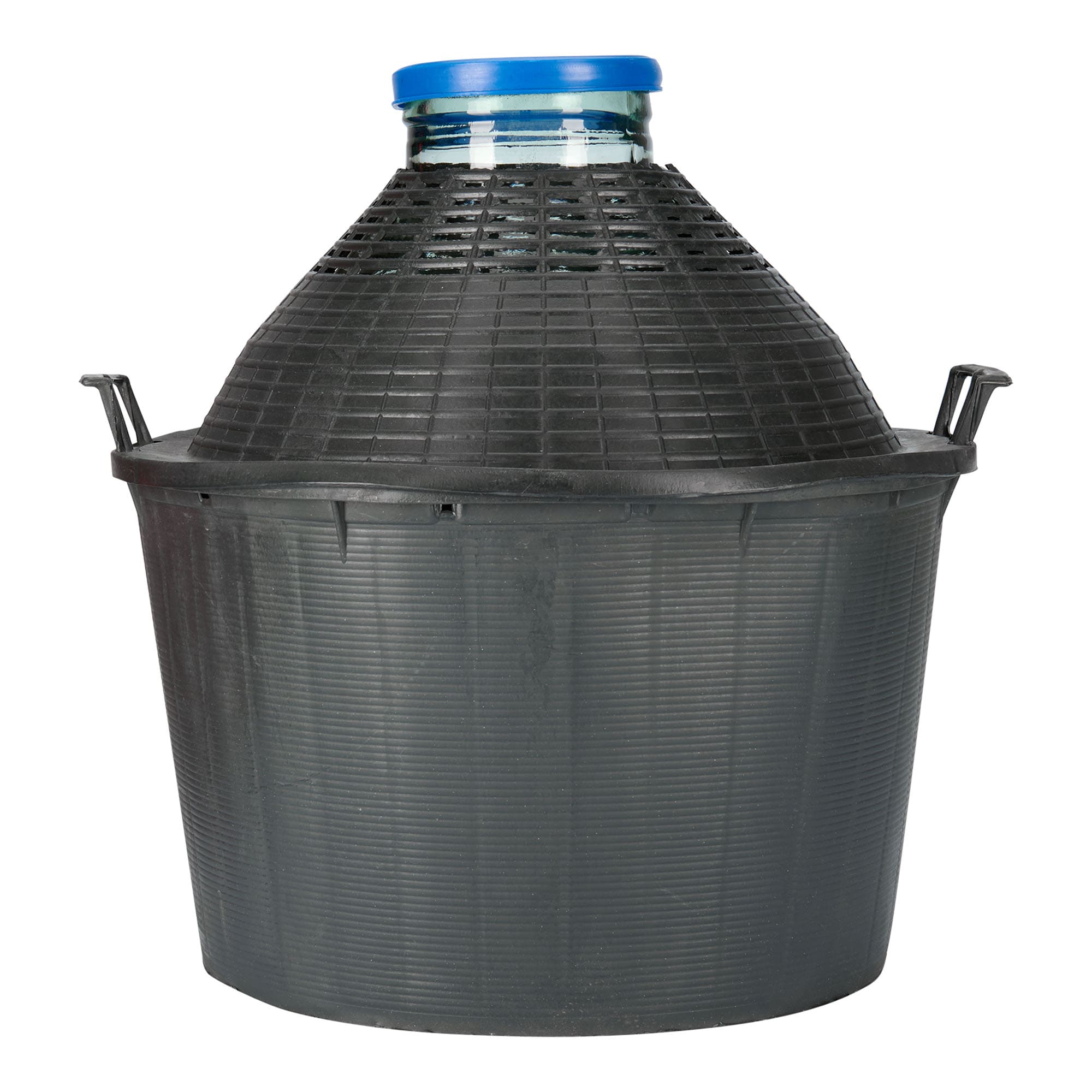 34 l ballongflaska vid hals, glas, mynning: påklämningslock 34 l ballongflaska vid hals, glas, mynning: påklämningslock