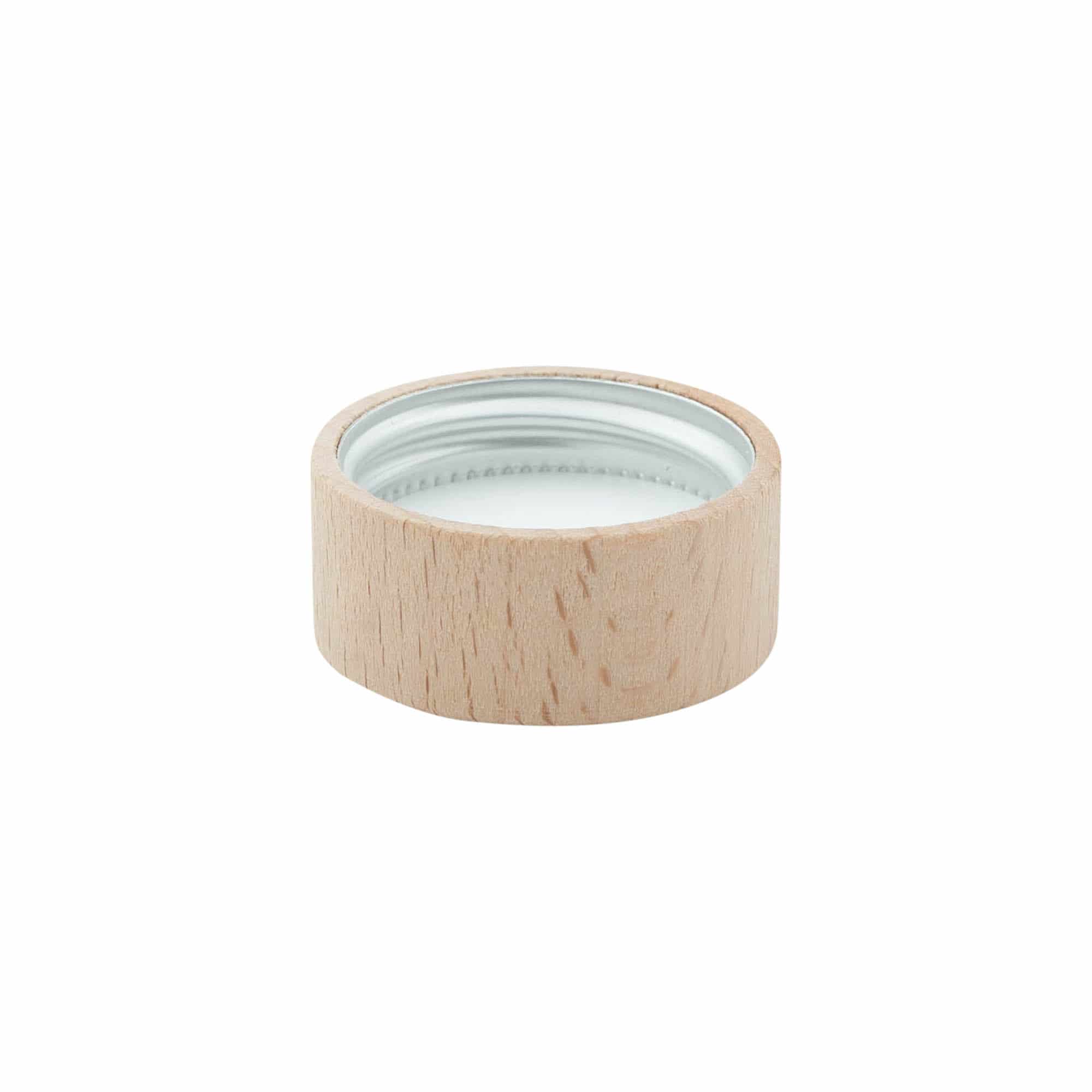 Skruvkapsel, trä, beige, för mynning: GPI 33/400