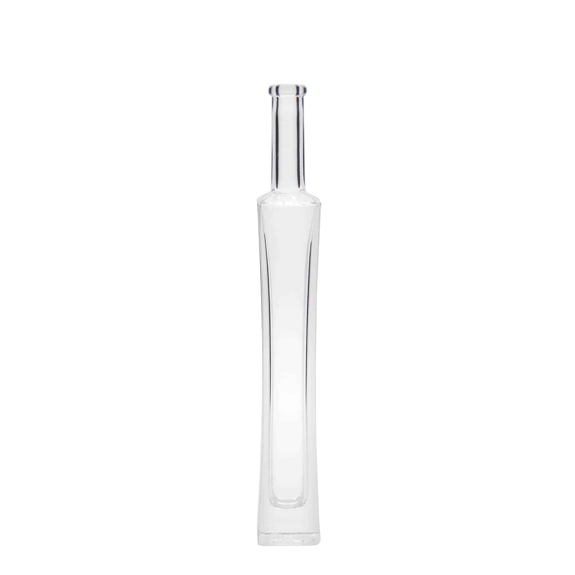 100 ml glasflaska 'Koko', kvadratisk, öppning: kork