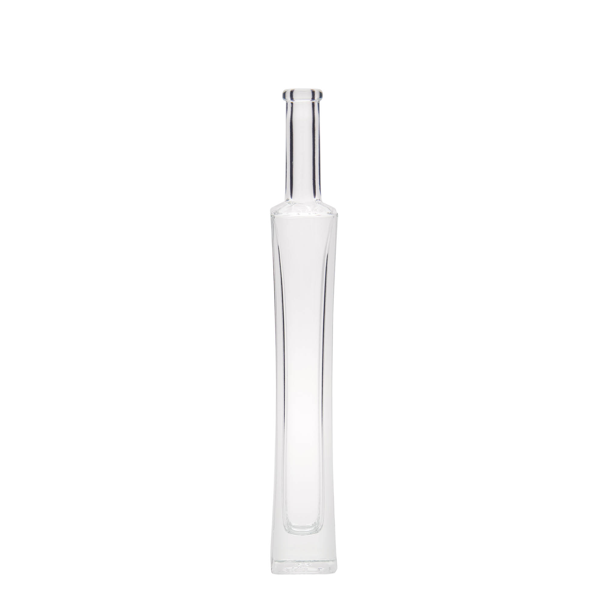 100 ml glasflaska 'Koko', kvadratisk, öppning: kork