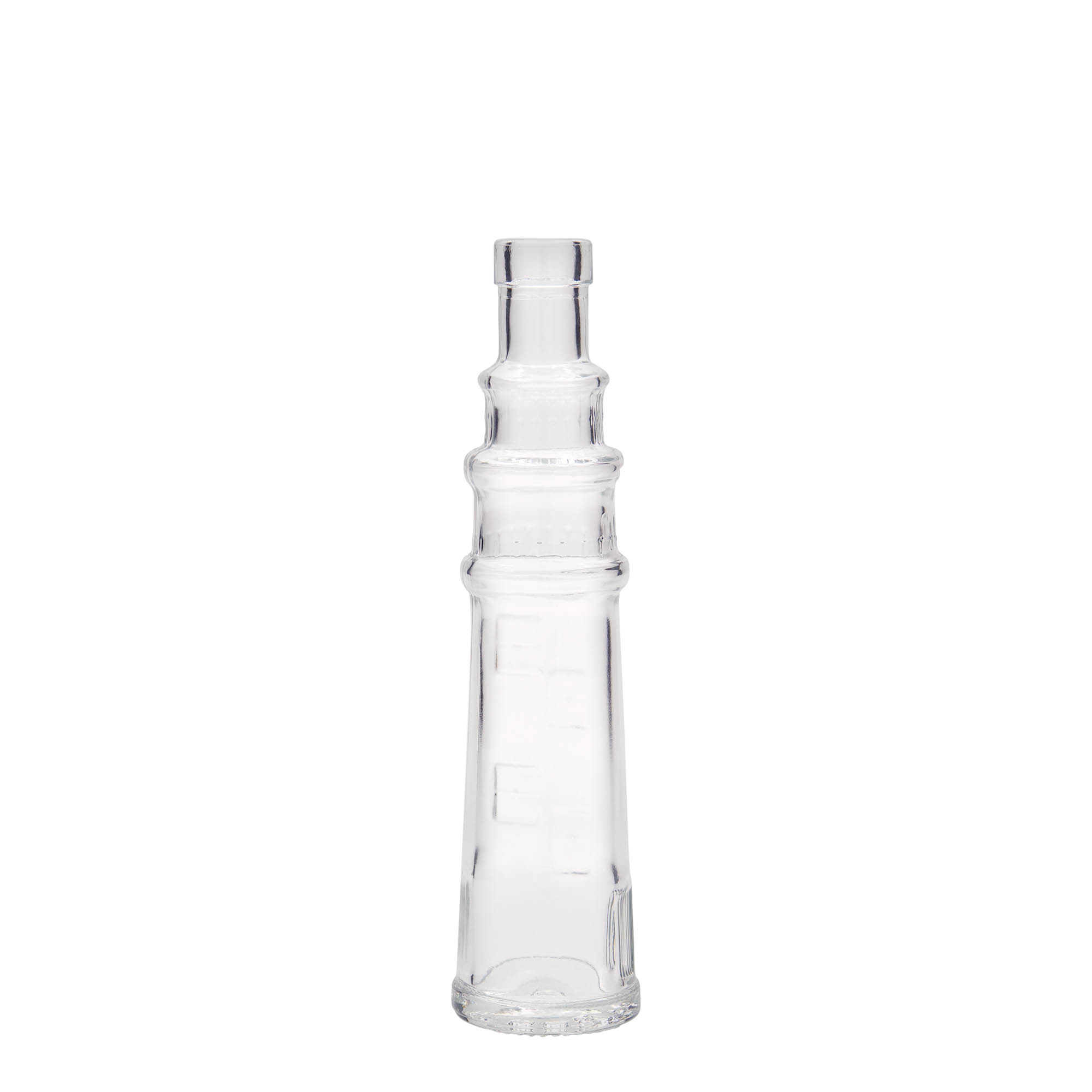 100 ml glasflaska 'Leuchtturm', öppning: kork 100 ml glasflaska 'Leuchtturm', öppning: kork