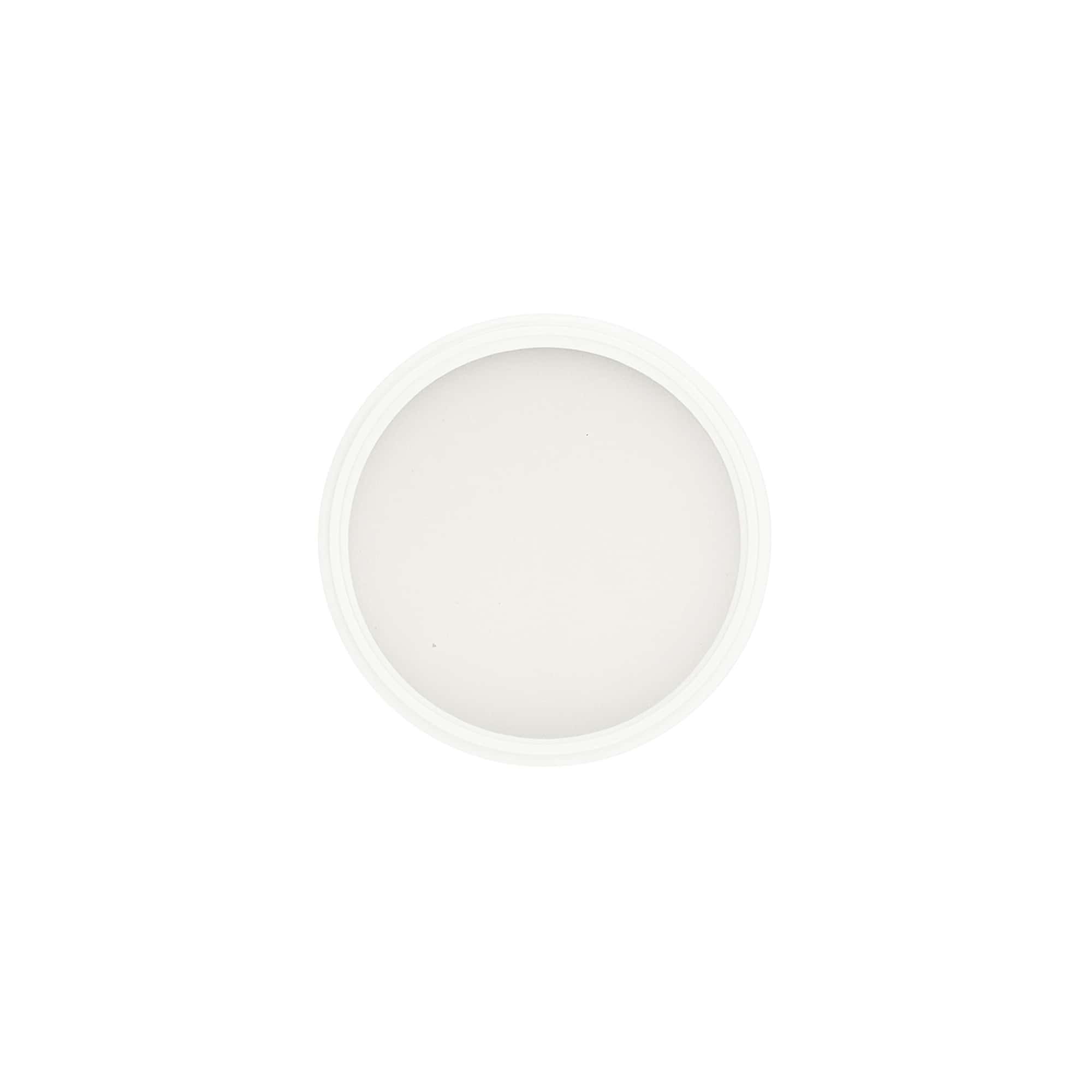 Skruvlock för 60 ml 'Brown Line', PP, vitt