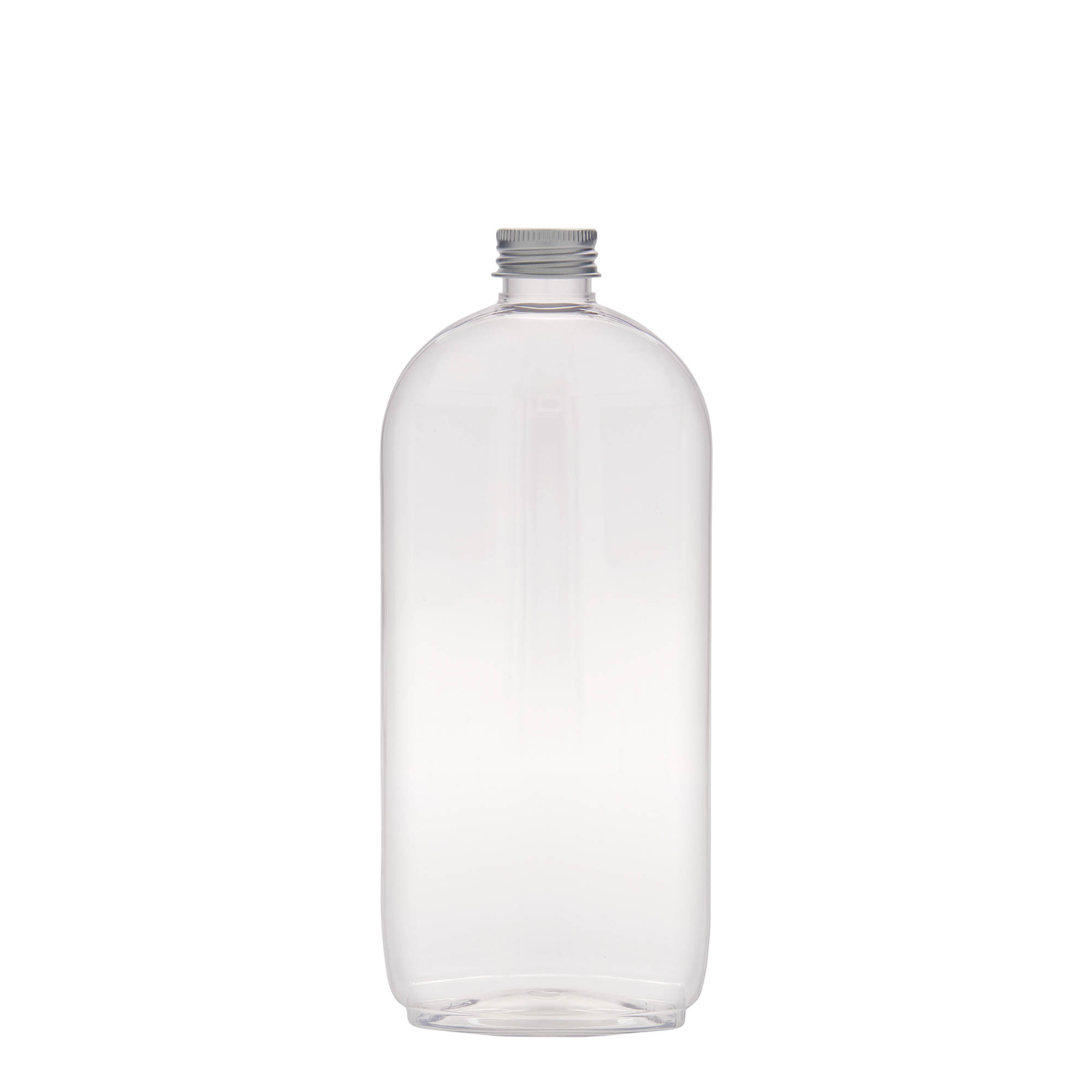 500 ml PET-flaska 'Iris', oval, plast, öppning: 24/410
