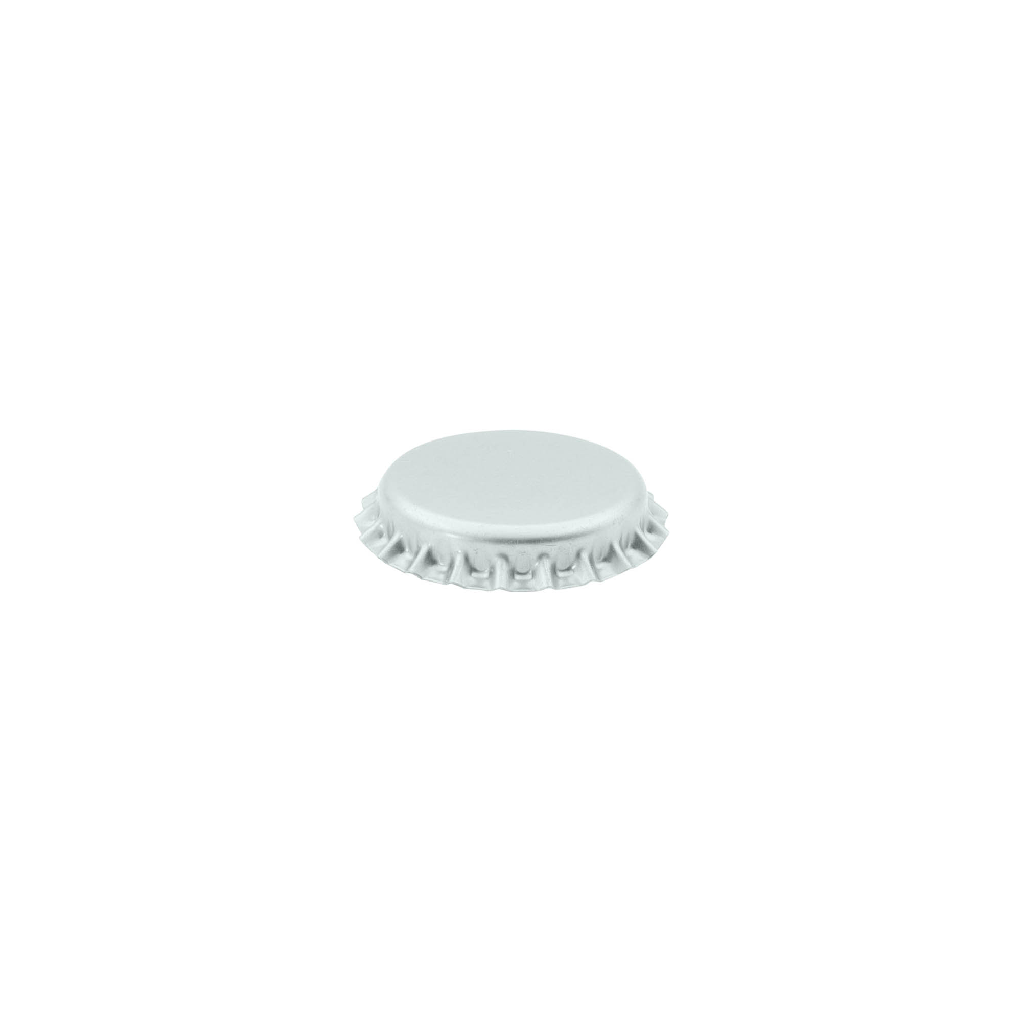 Kapsylen 26 mm, metall, silver