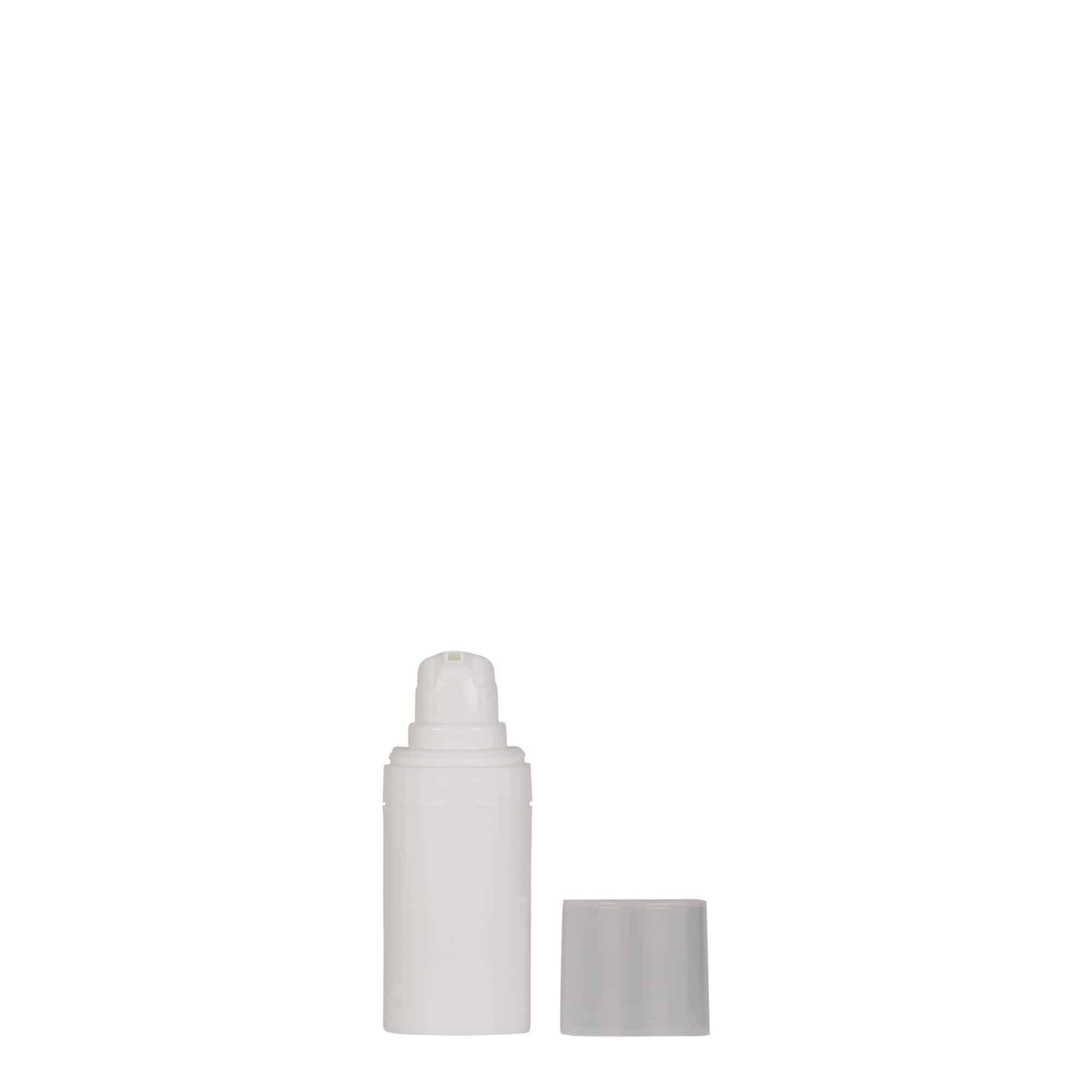 15 ml luftlös dispenser 'Micro', PP-plast, vit
