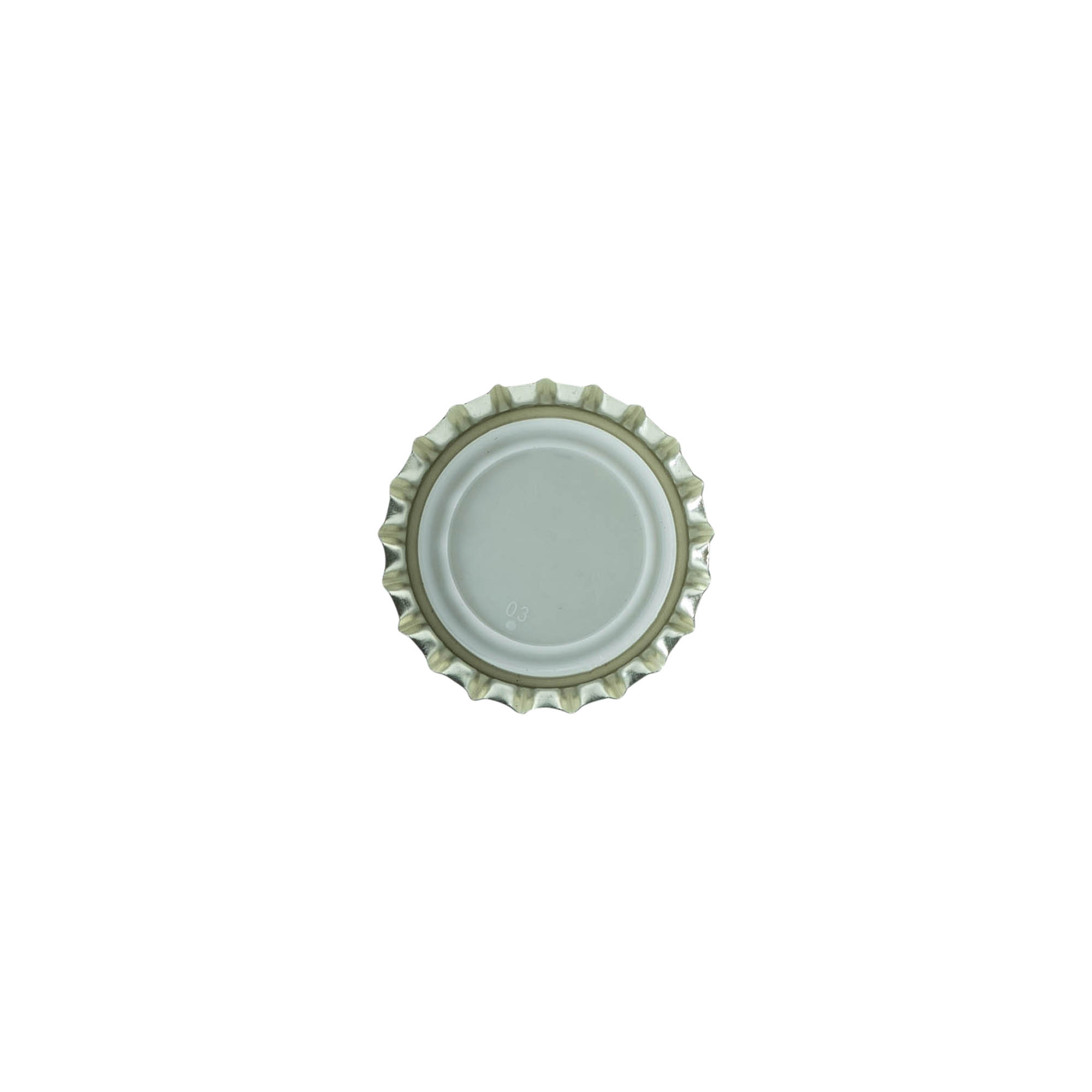 Kapsylen 26 mm, metall, svart