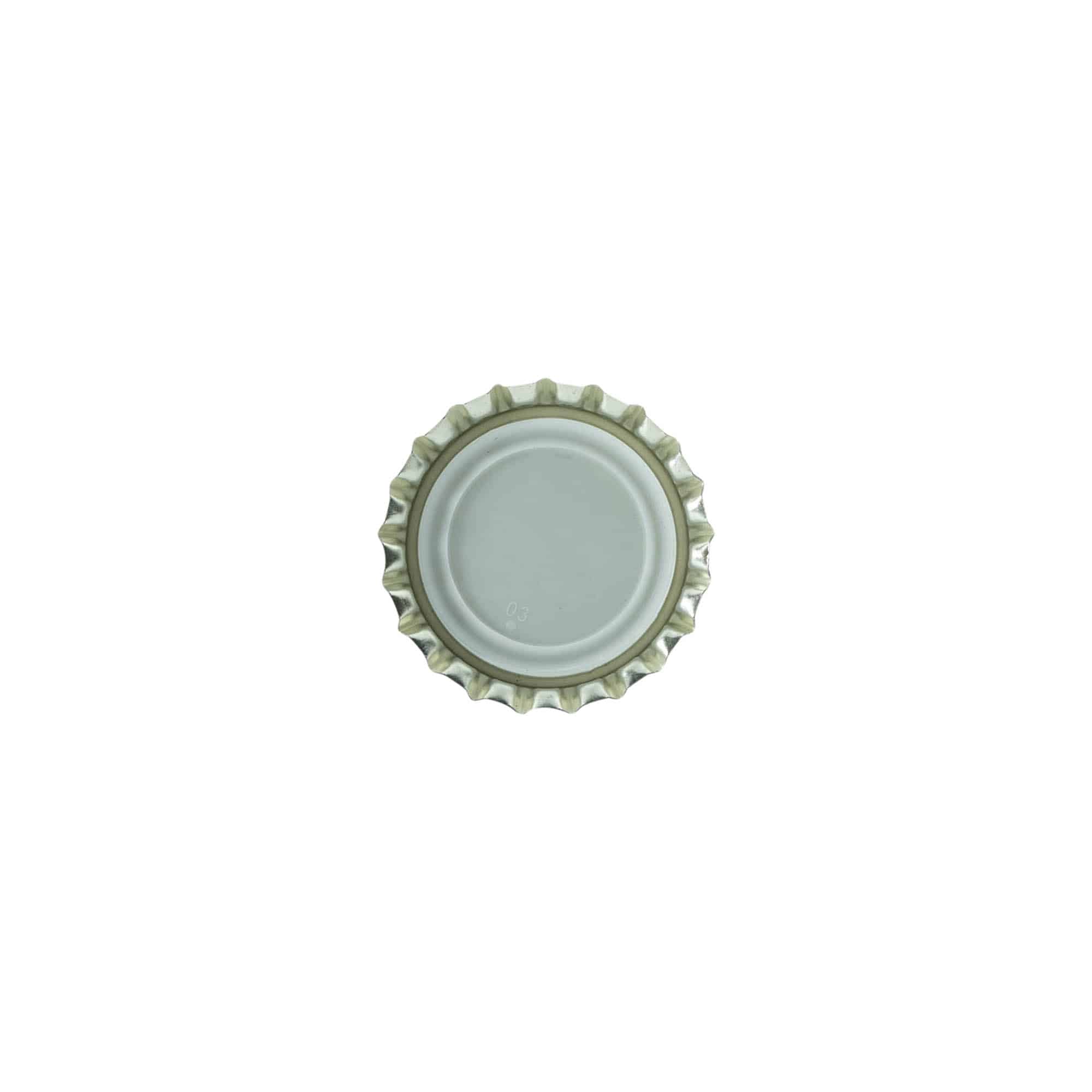 Kapsylen 26 mm, metall, svart