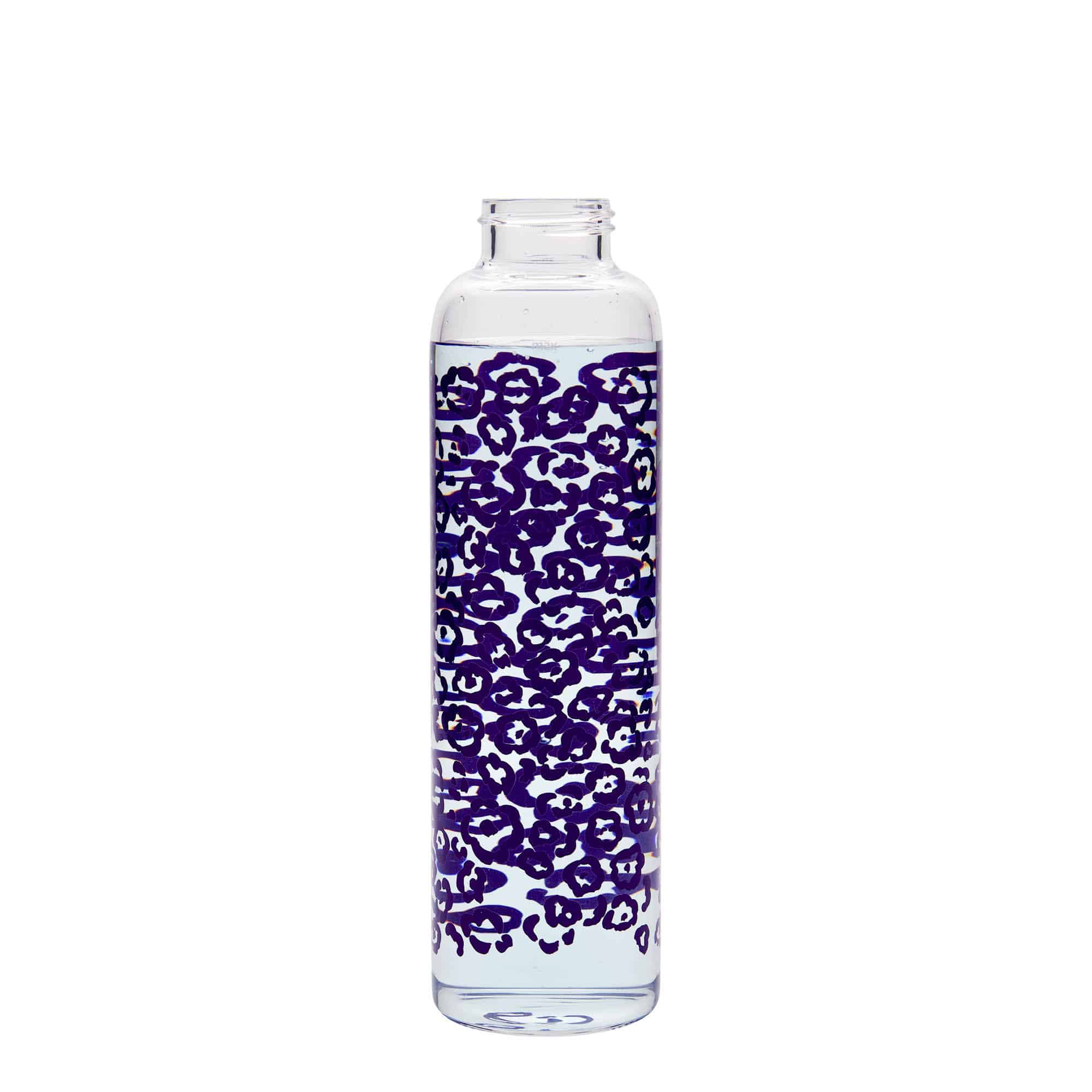 500 ml dricksflaska 'Perseus', motiv: lila blommor, mynning: skruvkapsel 500 ml dricksflaska 'Perseus', motiv: lila blommor, mynning: skruvkapsel