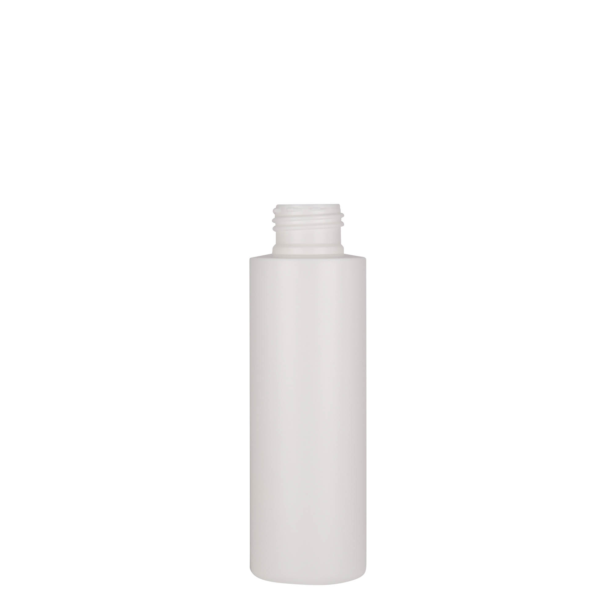 100 ml plastflaska 'Pipe', HDPE, vit, mynning: 24/410