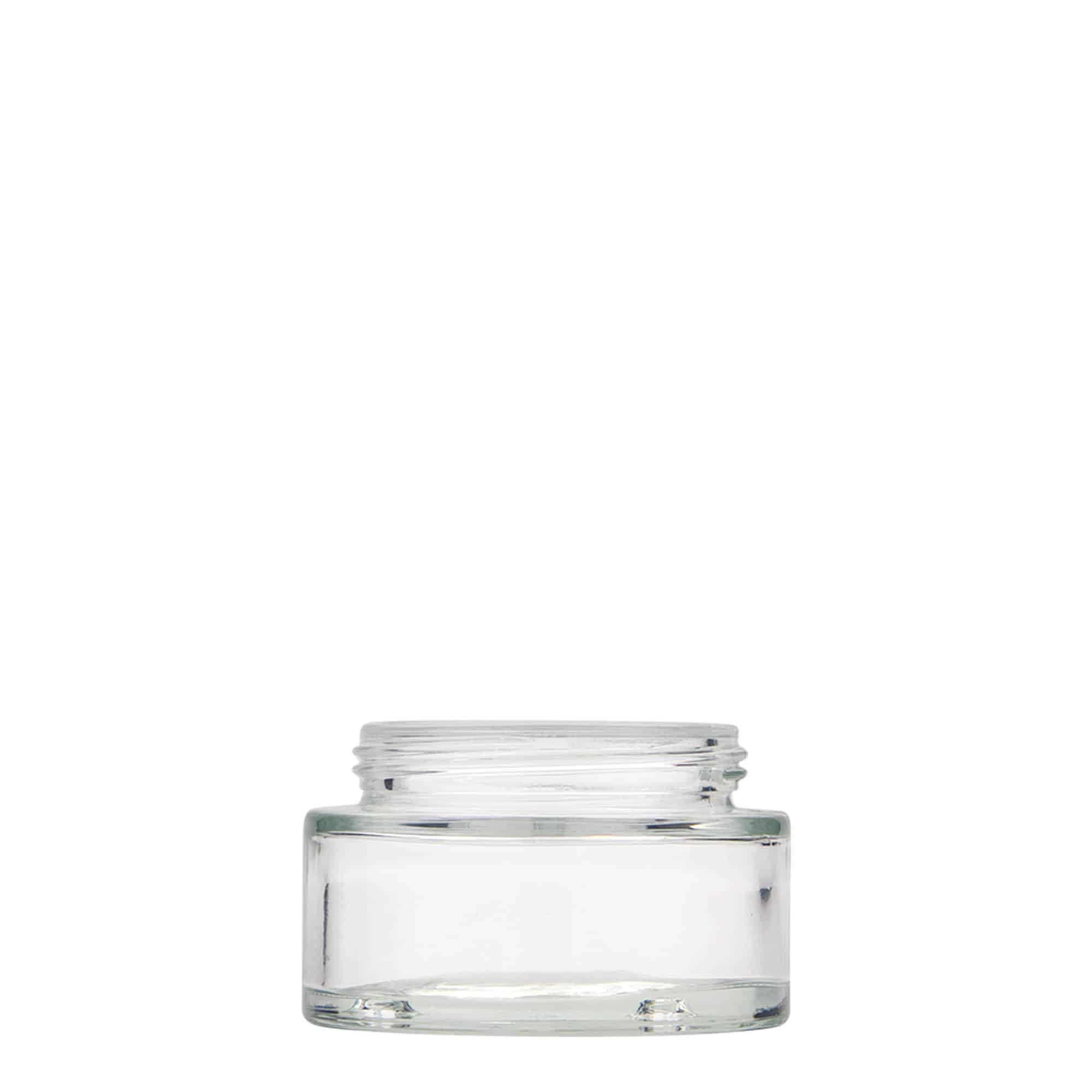 50 ml burk 'Clear Edition', glas, öppning: skruvlock