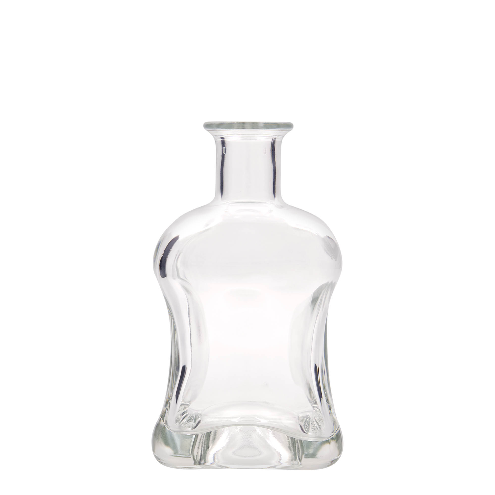 500 ml glasflaska 'Dublin', kvadratisk, öppning: kork