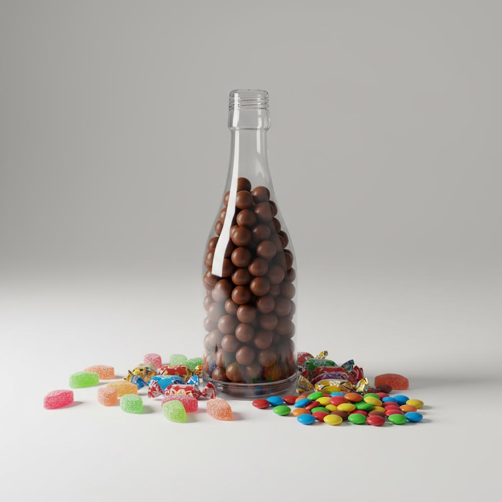 200 ml glasflaska 'Tannenbaum', mynning: PP 28 200 ml glasflaska 'Tannenbaum', mynning: PP 28