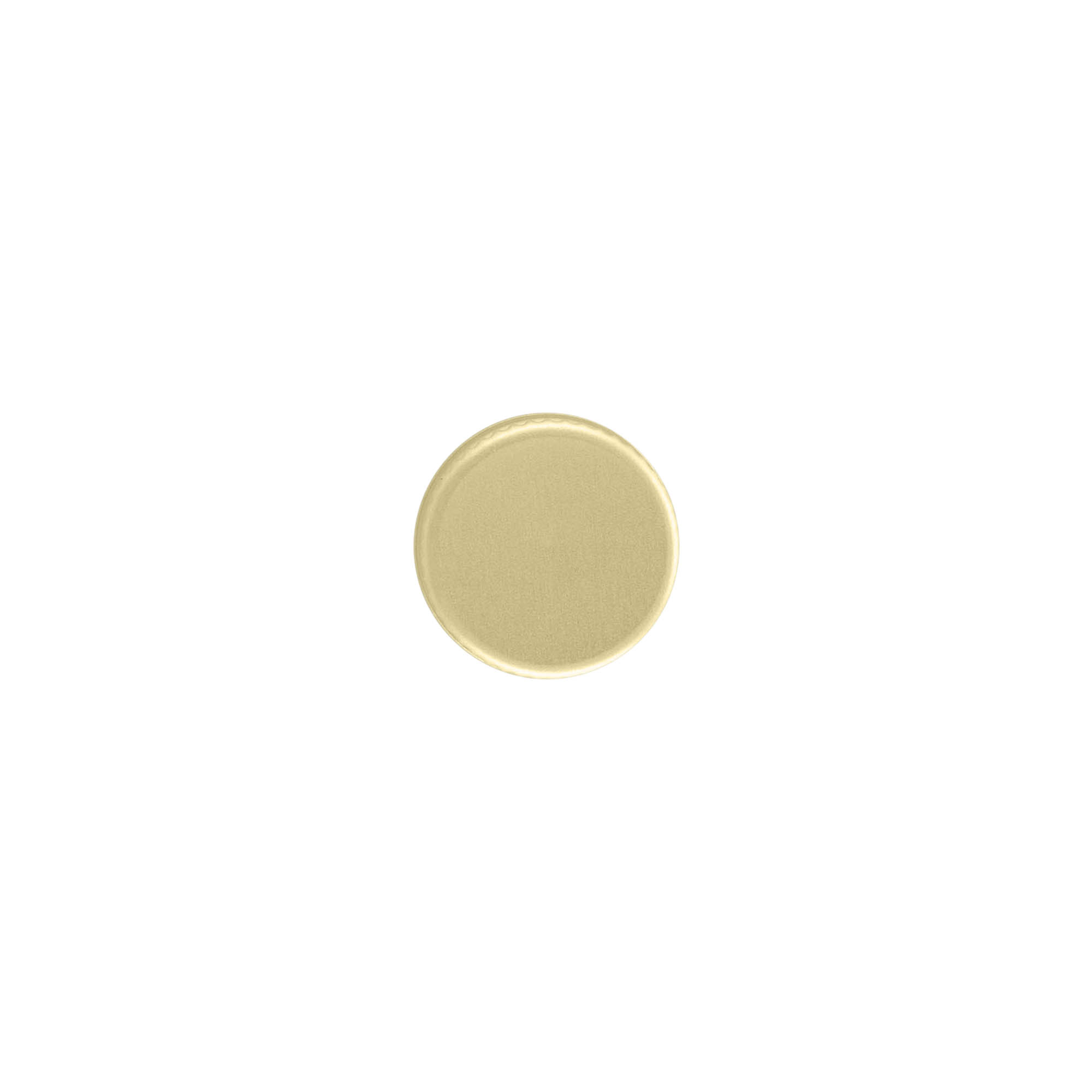 Skruvlock, metall, guld, för mynning: PP 18