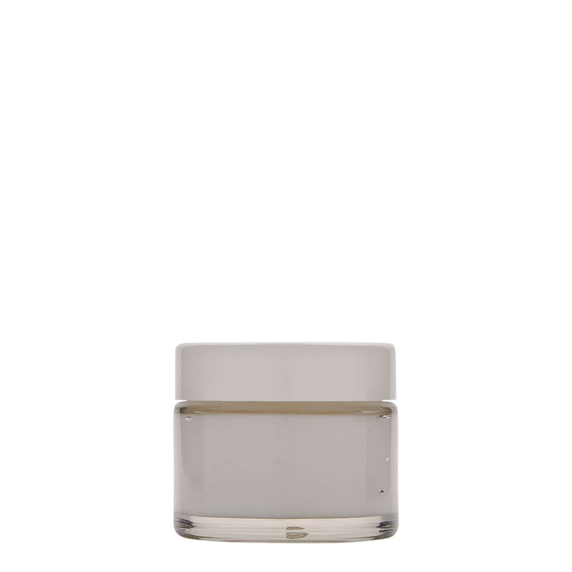 50 ml burk 'Beauty', glas, öppning: skruvlock