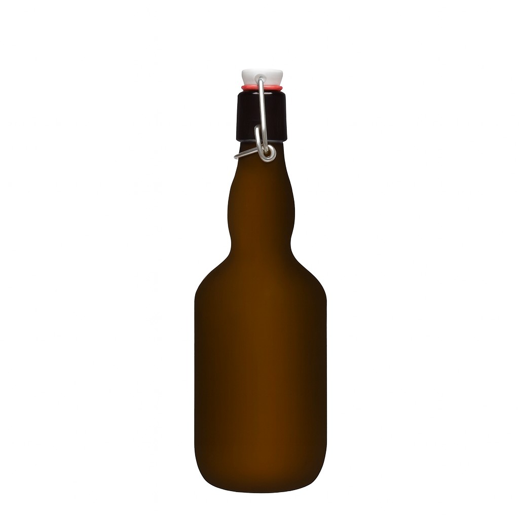 500 ml ölflaska med kragehals, glas, antikgrön, öppning: bygelkapsyl 500 ml ölflaska med kragehals, glas, antikgrön, öppning: bygelkapsyl
