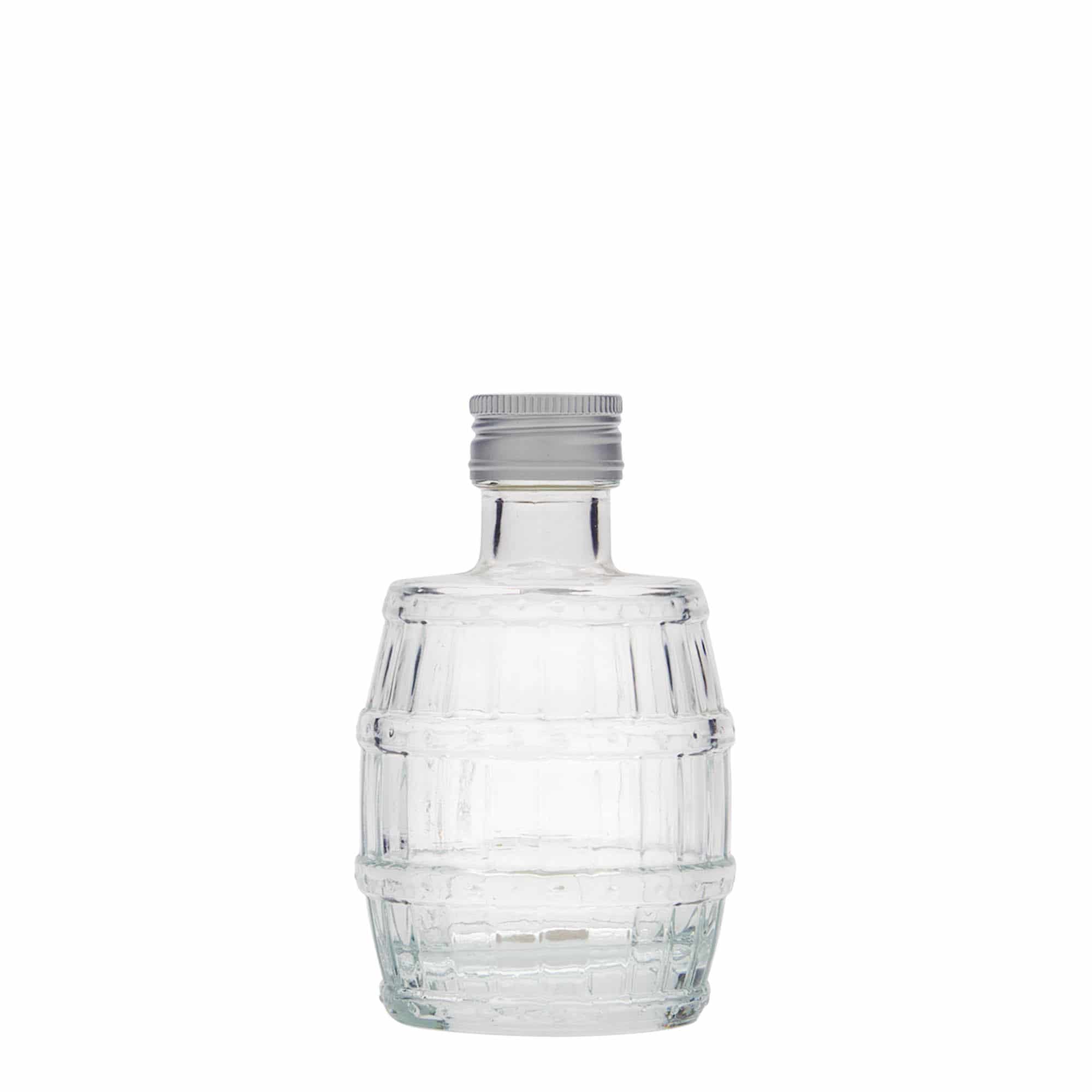 100 ml glasflaska 'Fat'Feier, mynning: PP 24