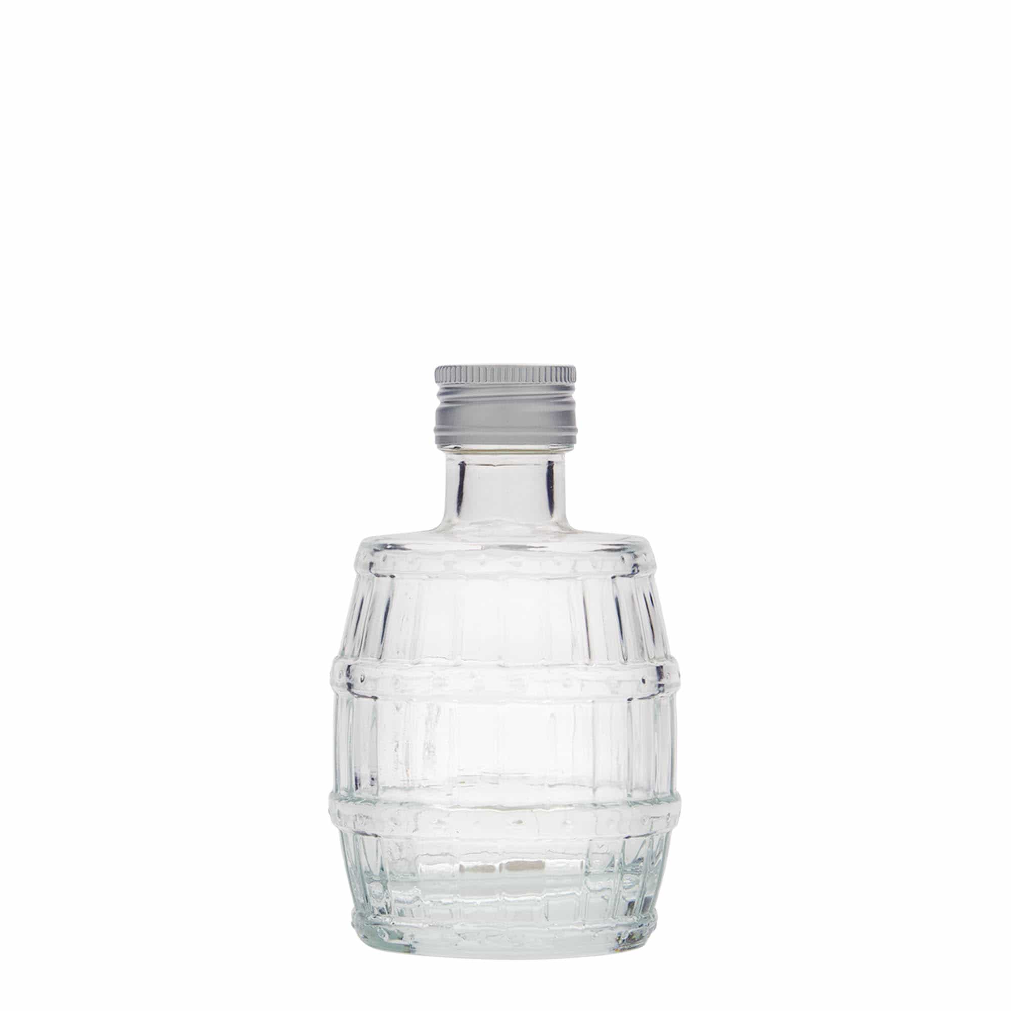 100 ml glasflaska 'Fat', mynning: PP 24