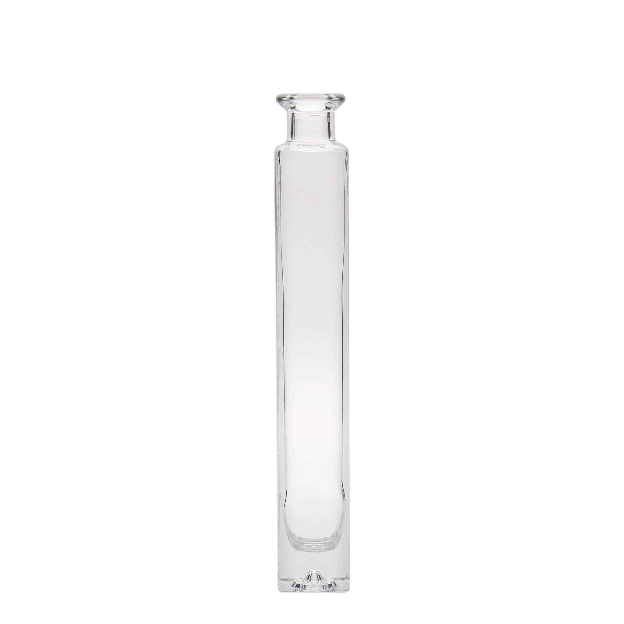 200 ml glasflaska 'Tommy', fyrkantig, öppning: kork 200 ml glasflaska 'Tommy', fyrkantig, öppning: kork