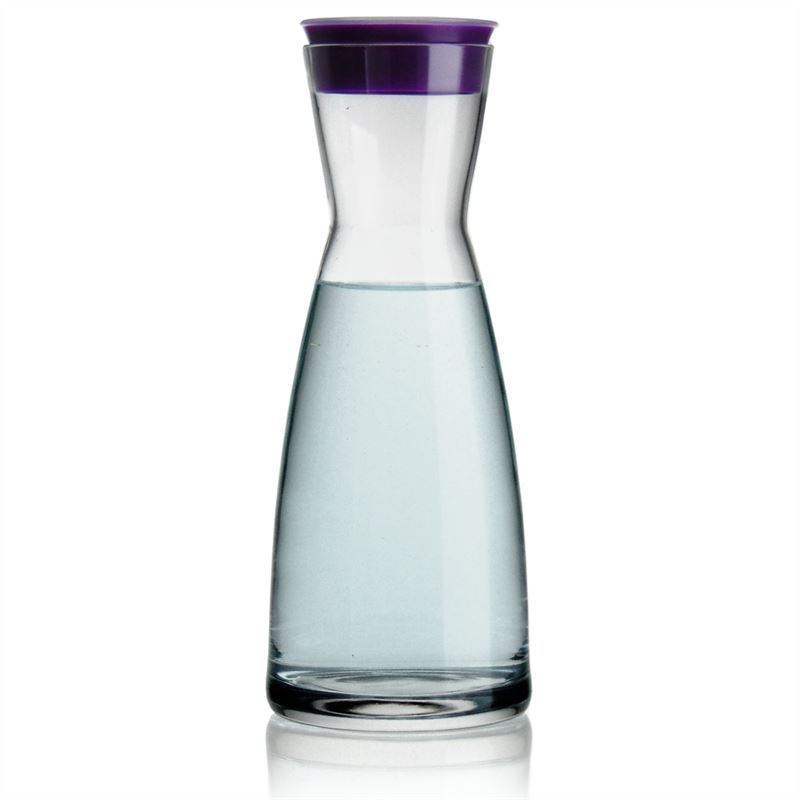 1 000 ml karaff 'Ypsilon', glas, lila