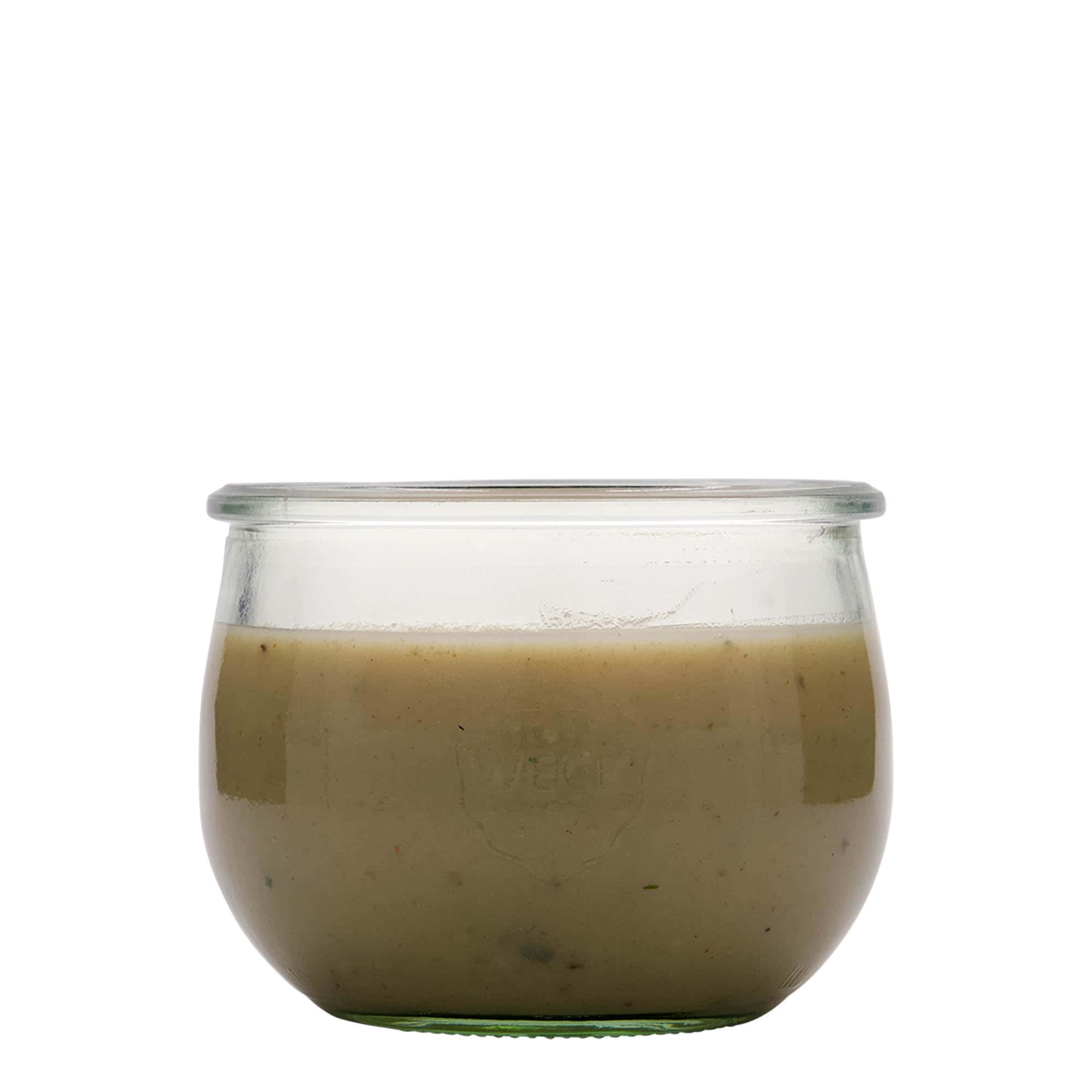580 ml WECK tulpanformad burk, mynning: rund kant