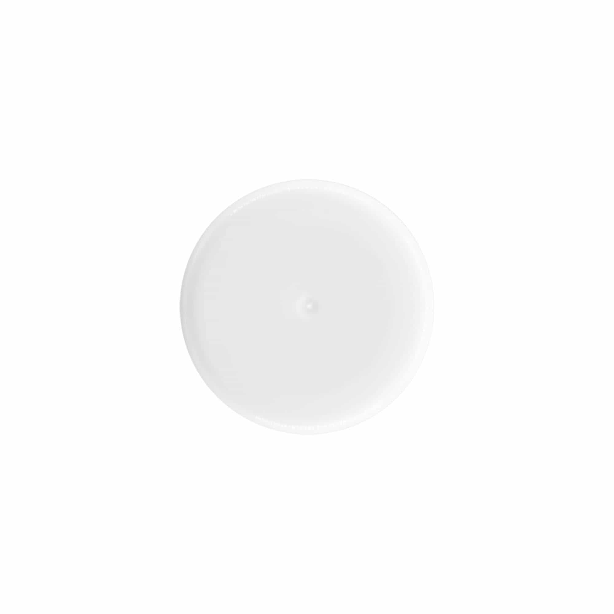 Lock till 50 ml roll on-flaska, PP-plast, vit, för mynning: skruvkapsel