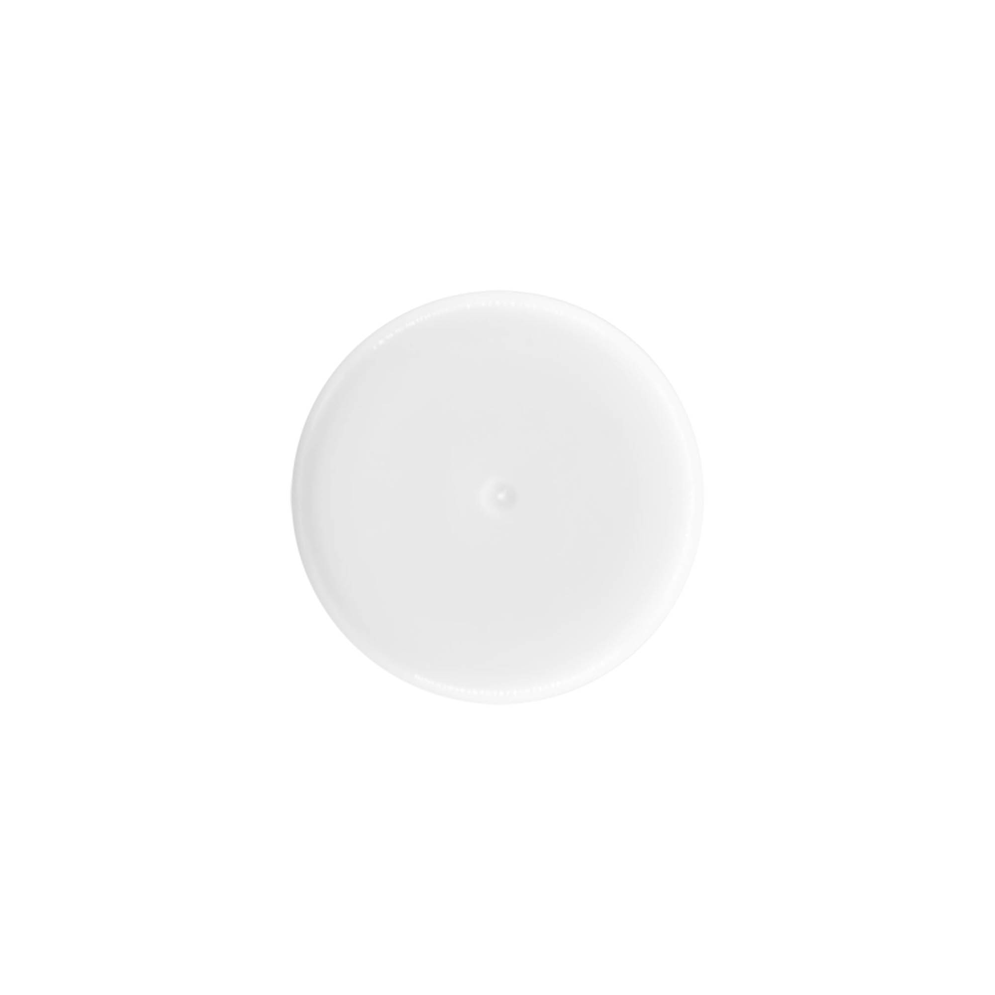 Kapsyl för 50 ml roll-on-flaska, PP-plast, vit, för mynning: skruvlock Kapsyl för 50 ml roll-on-flaska, PP-plast, vit, för mynning: skruvlock