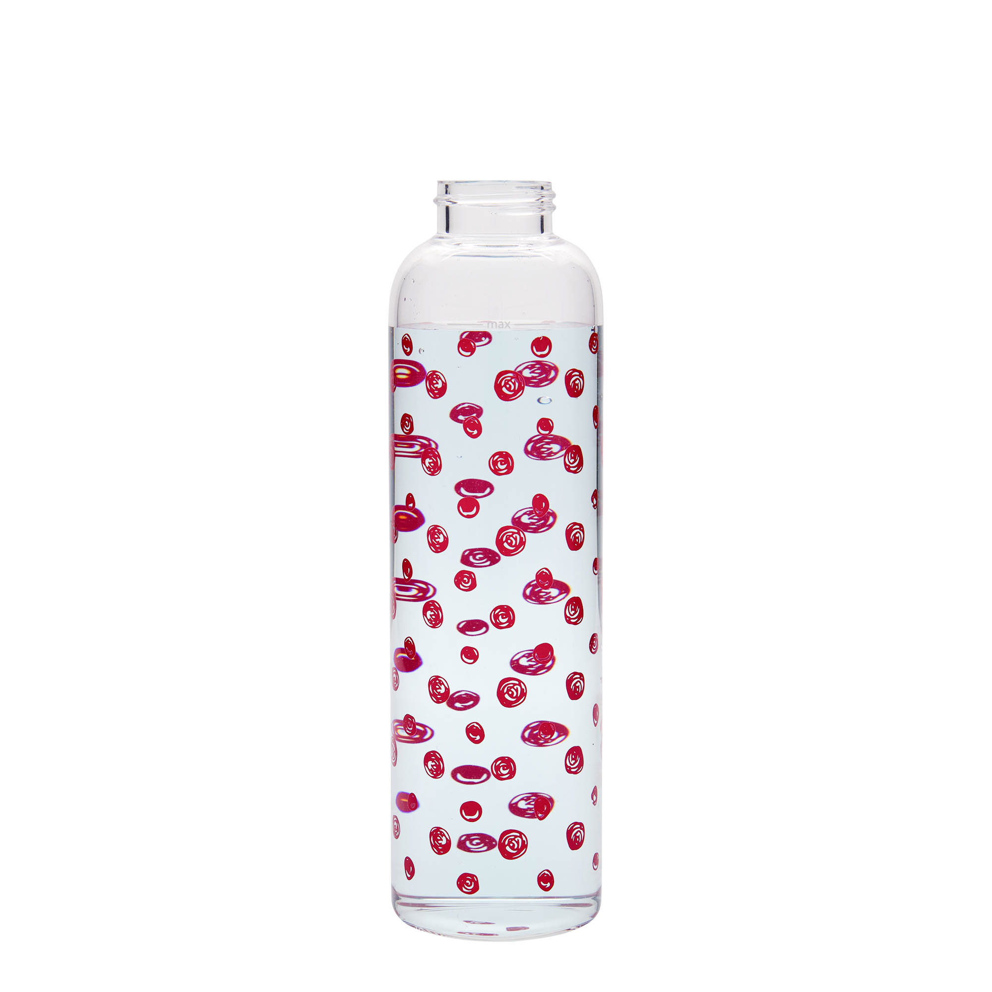 500 ml drickflaska 'Perseus - Röda prickar', öppning: skruvlock 500 ml drickflaska 'Perseus - Röda prickar', öppning: skruvlock