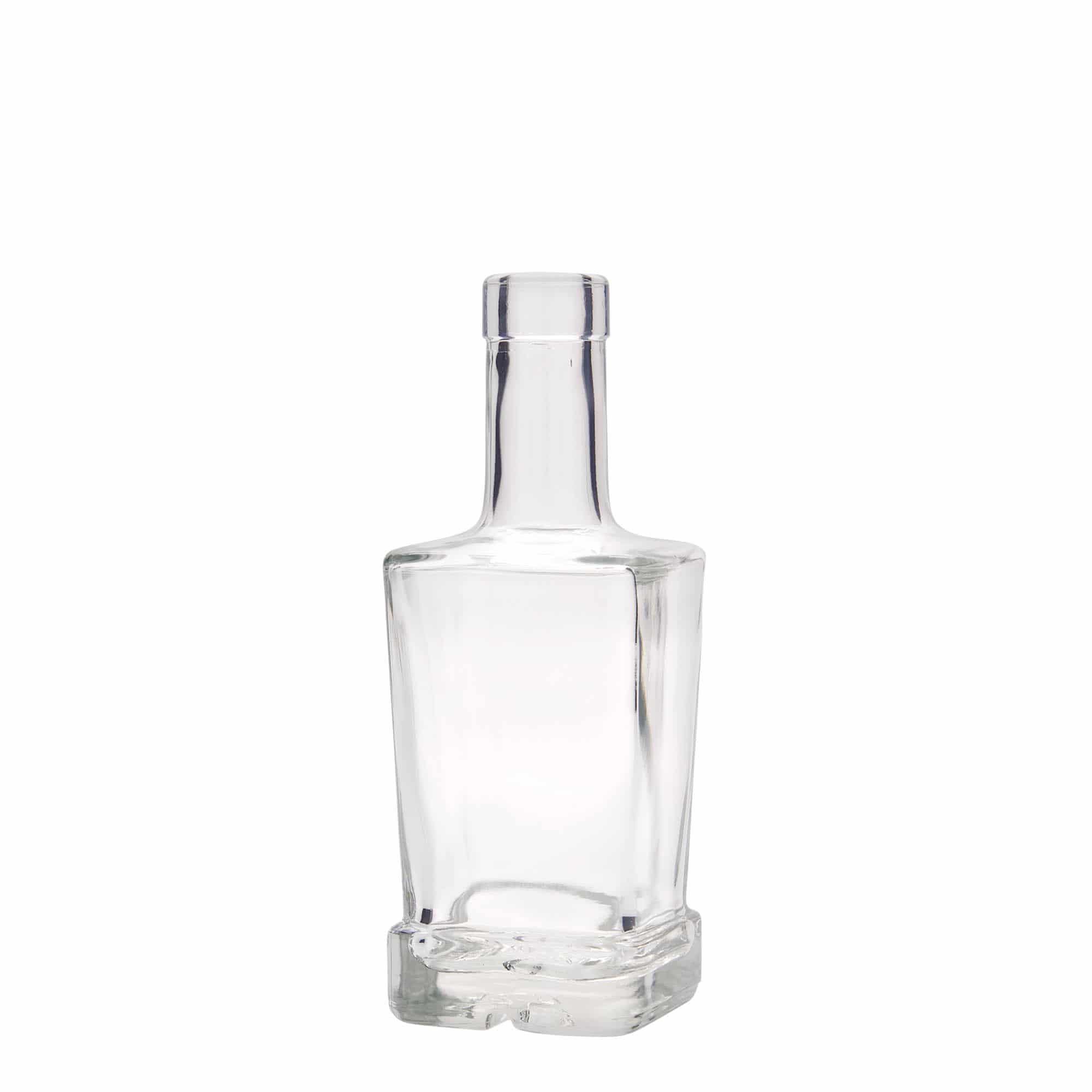 250 ml glasflaska 'Rene', kvadratisk, öppning: kork