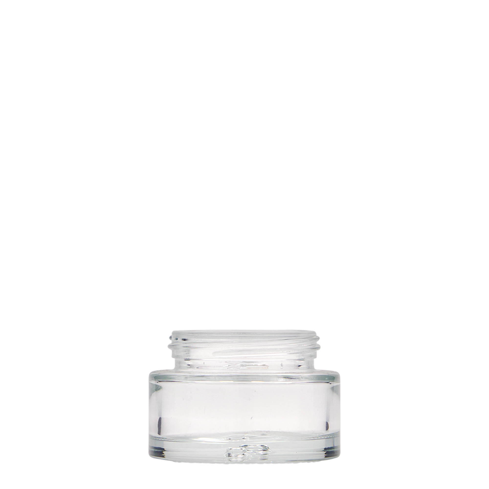 30 ml burk 'Clear Edition', glas, öppning: skruvlock
