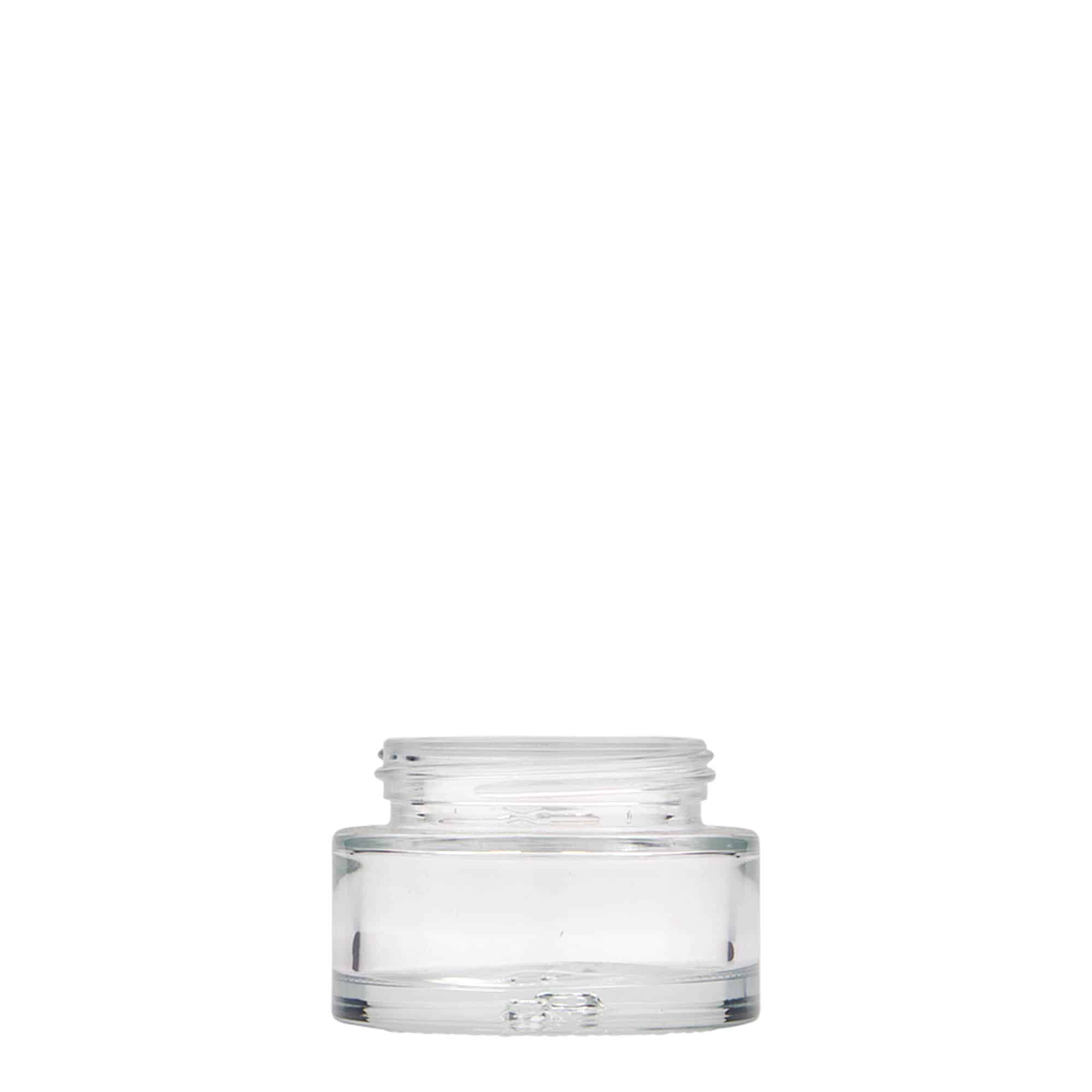 30 ml burk 'Clear Edition', glas, öppning: skruvlock