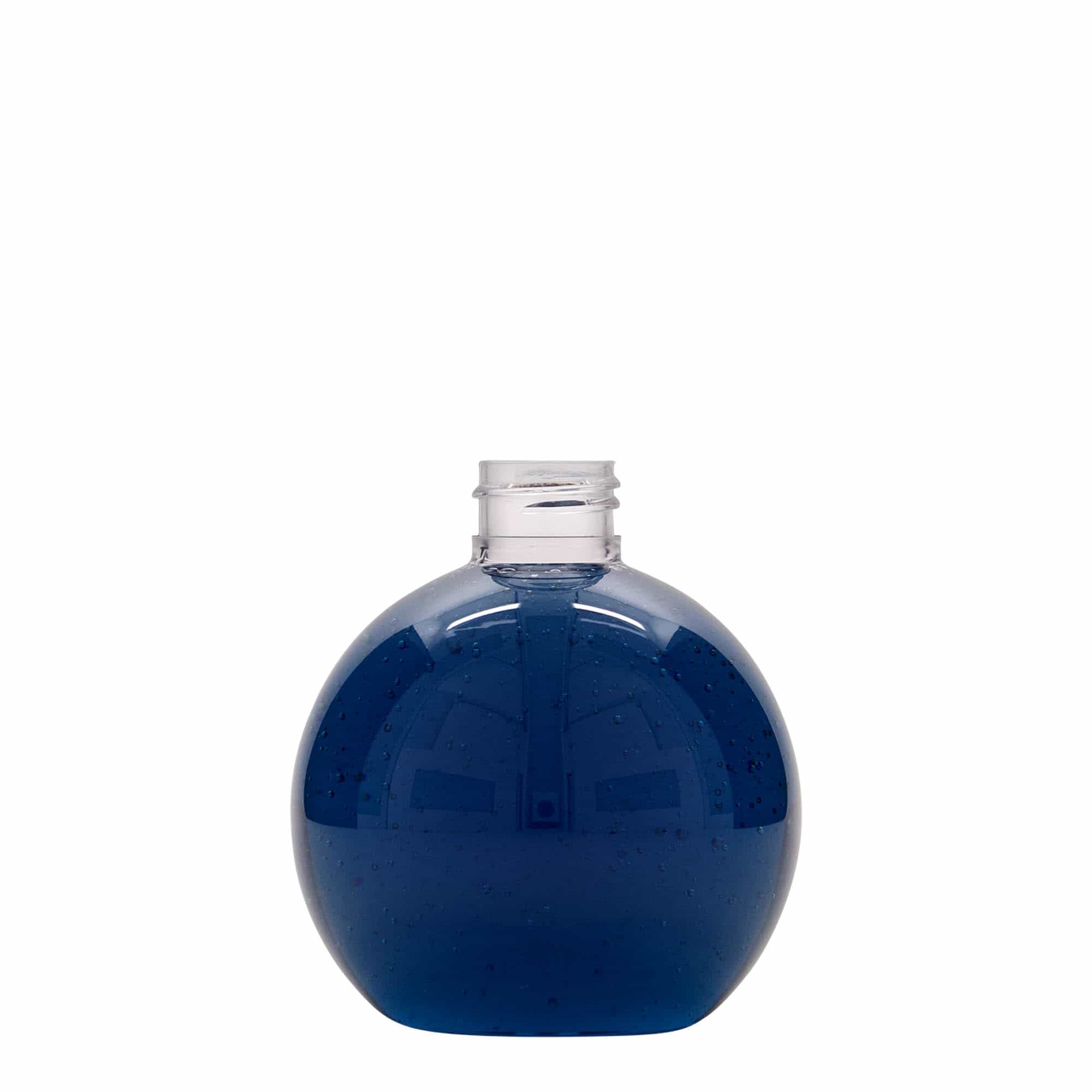 250 ml PET-flaska 'Perry', rund, plast, mynning: GPI 24/410