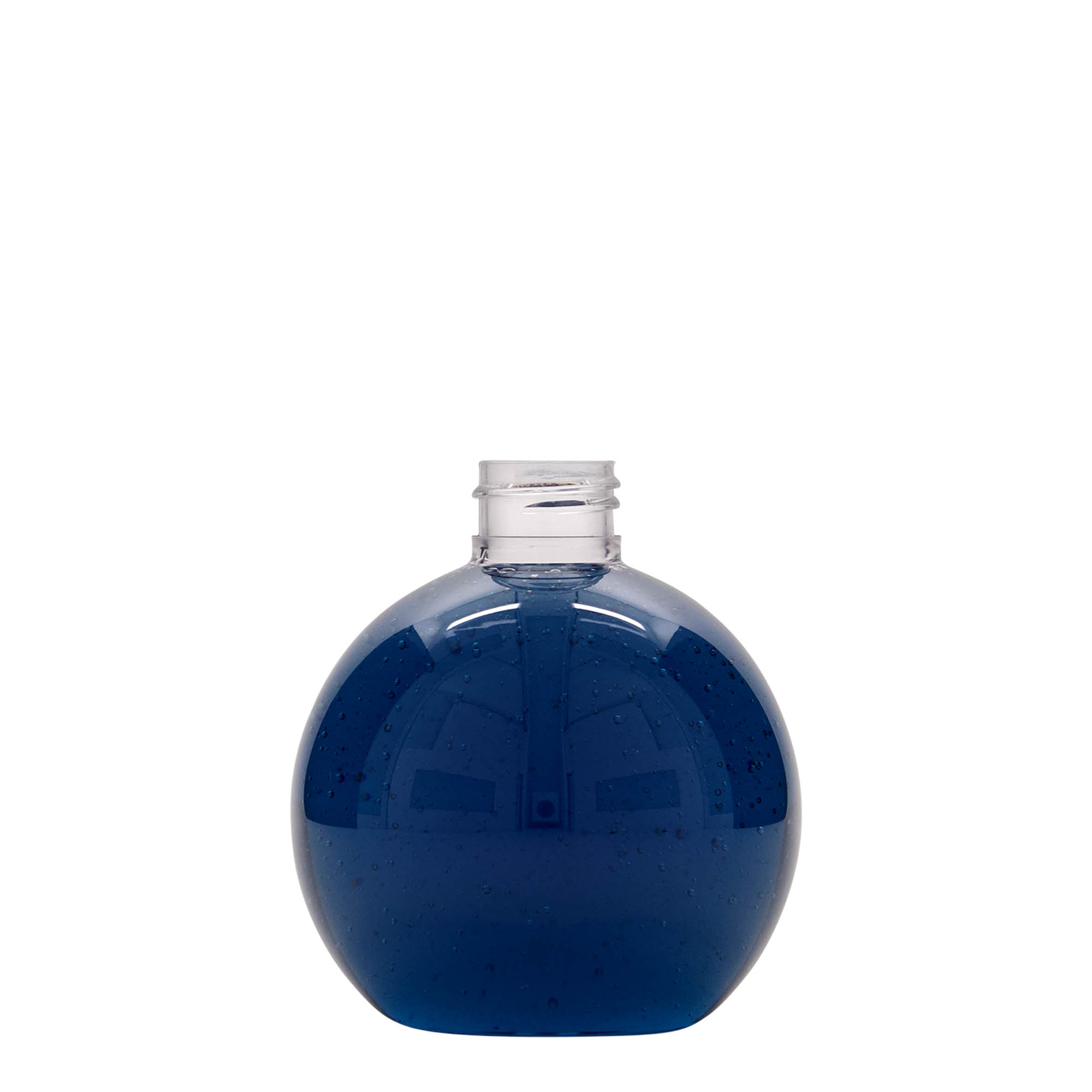 250 ml PET-flaska 'Perry', rund, plast, mynning: 24/410