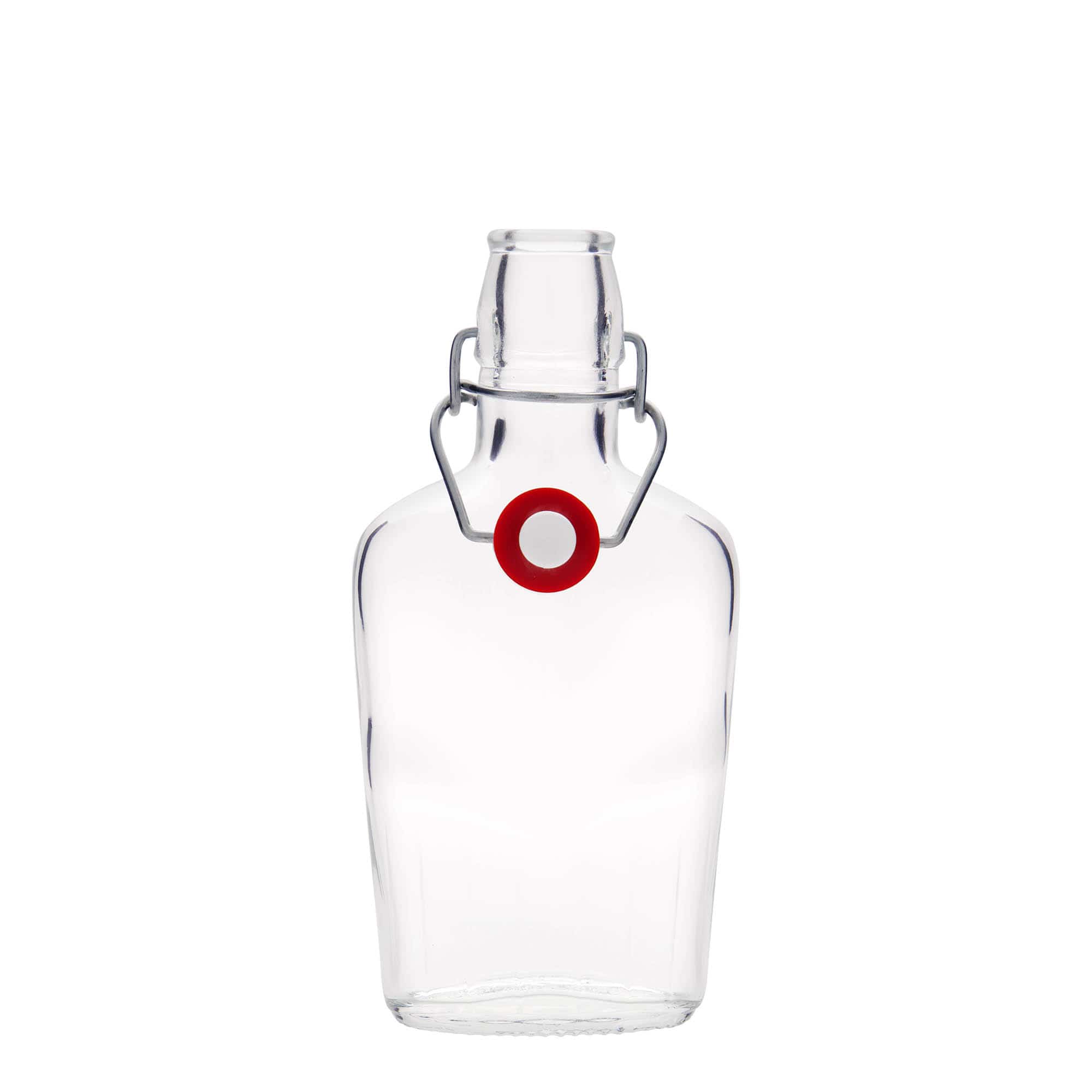 250 ml glasflaska 'Fiaschetta', oval, mynning: patentkork
