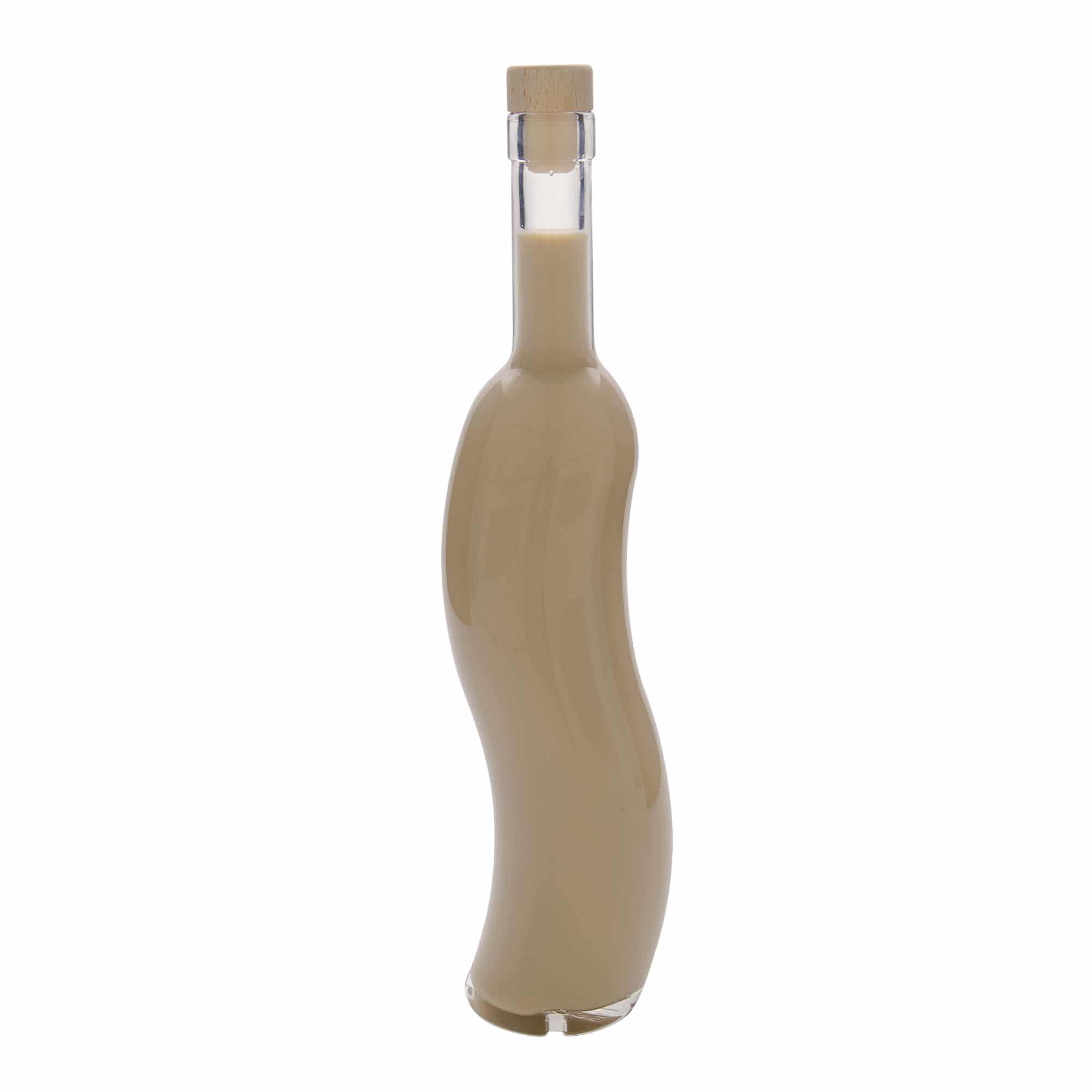500 ml glasflaska 'La-Ola', halvrund, mynning: kork