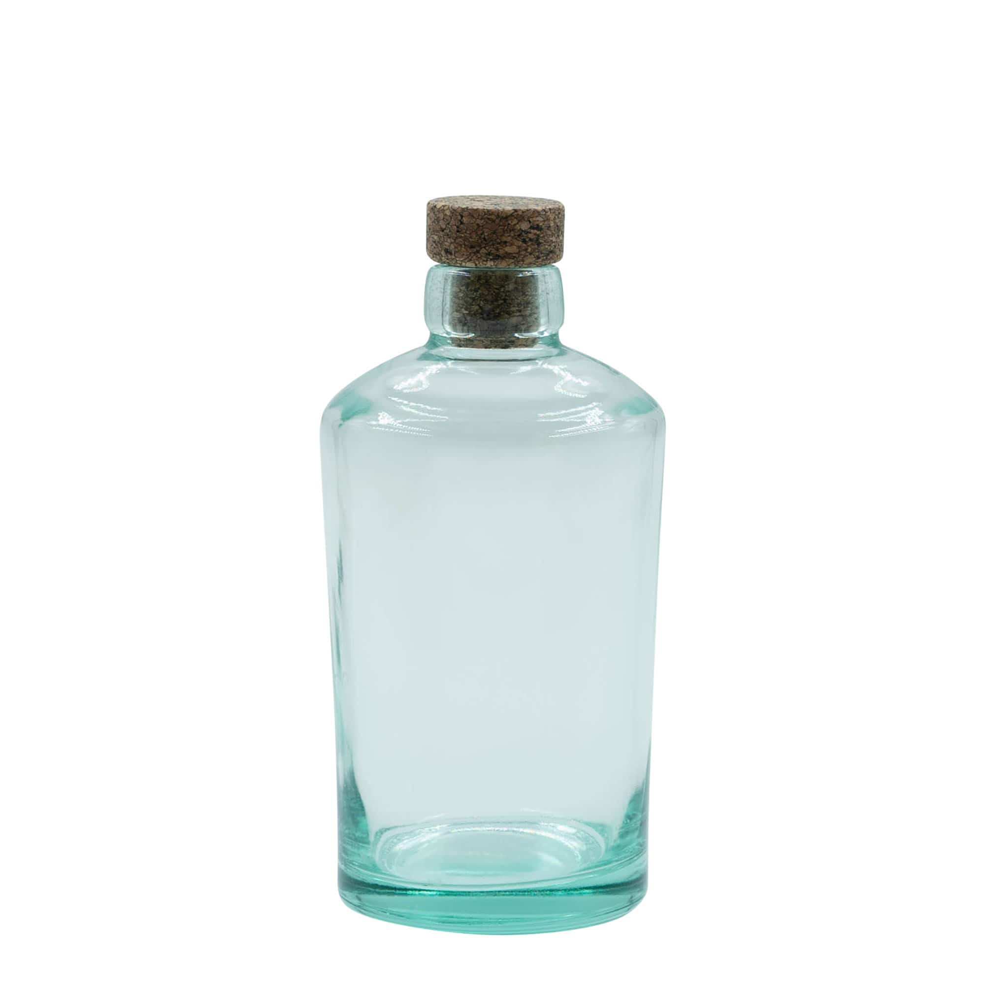 500 ml Glasflaska 'Barrel', mynning: kork