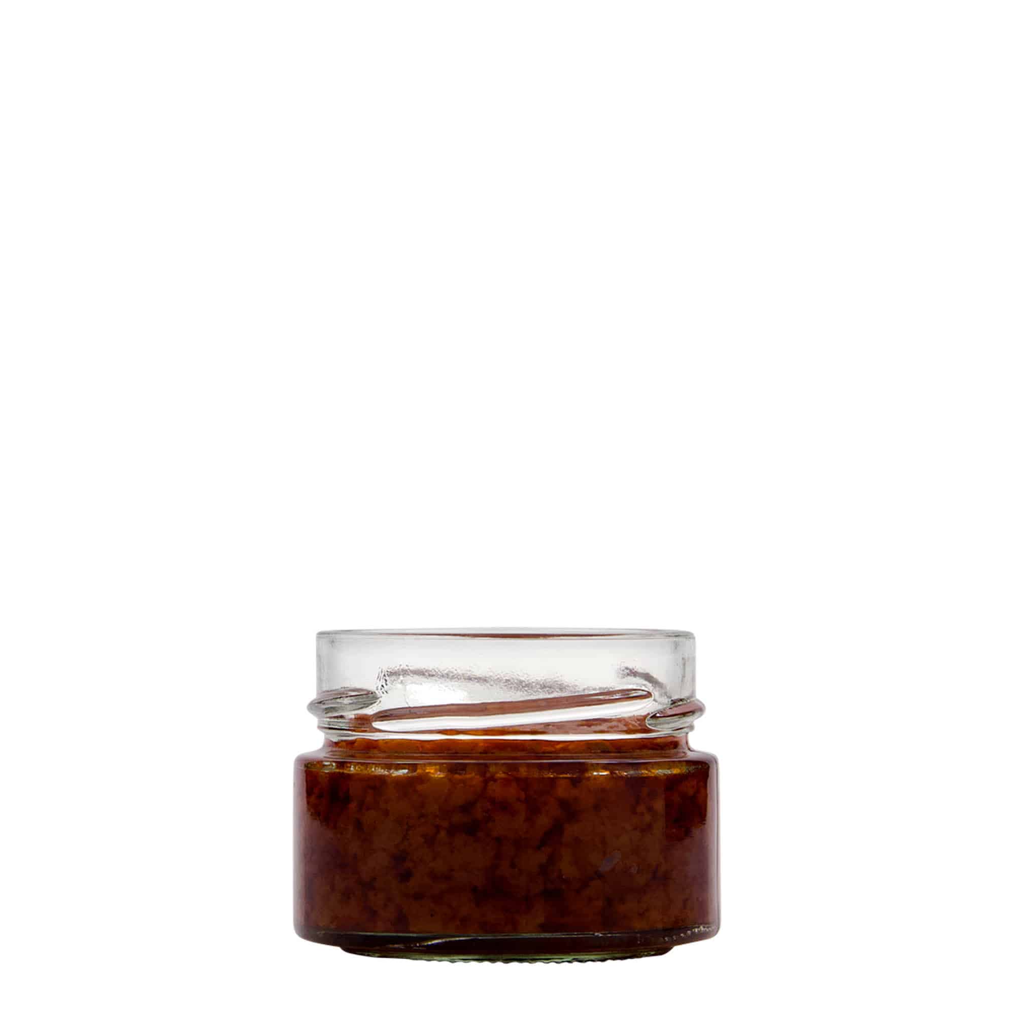 130 ml rund glas 'Aurora', öppning: Deep-Twist-Off (DTO 66)