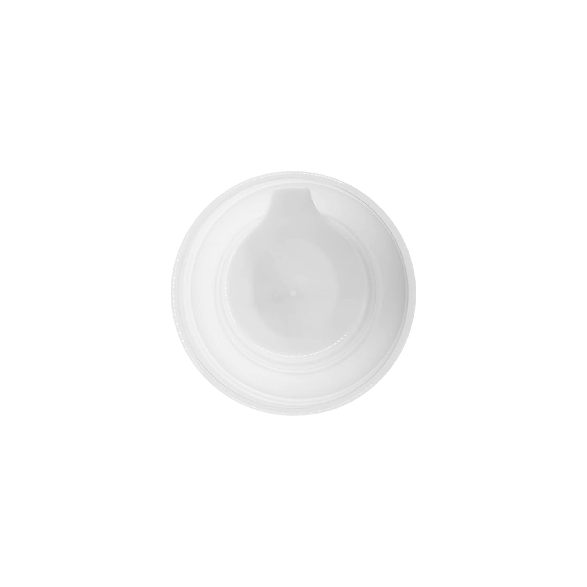 Airless dispenser pumphuvud 'Mezzo', PP-plast, vit