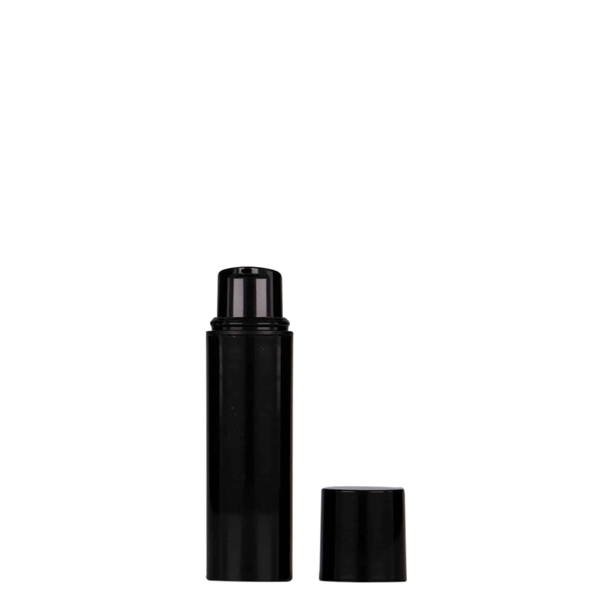 10 ml luftfri dispenser 'Nano', PP-plast, svart