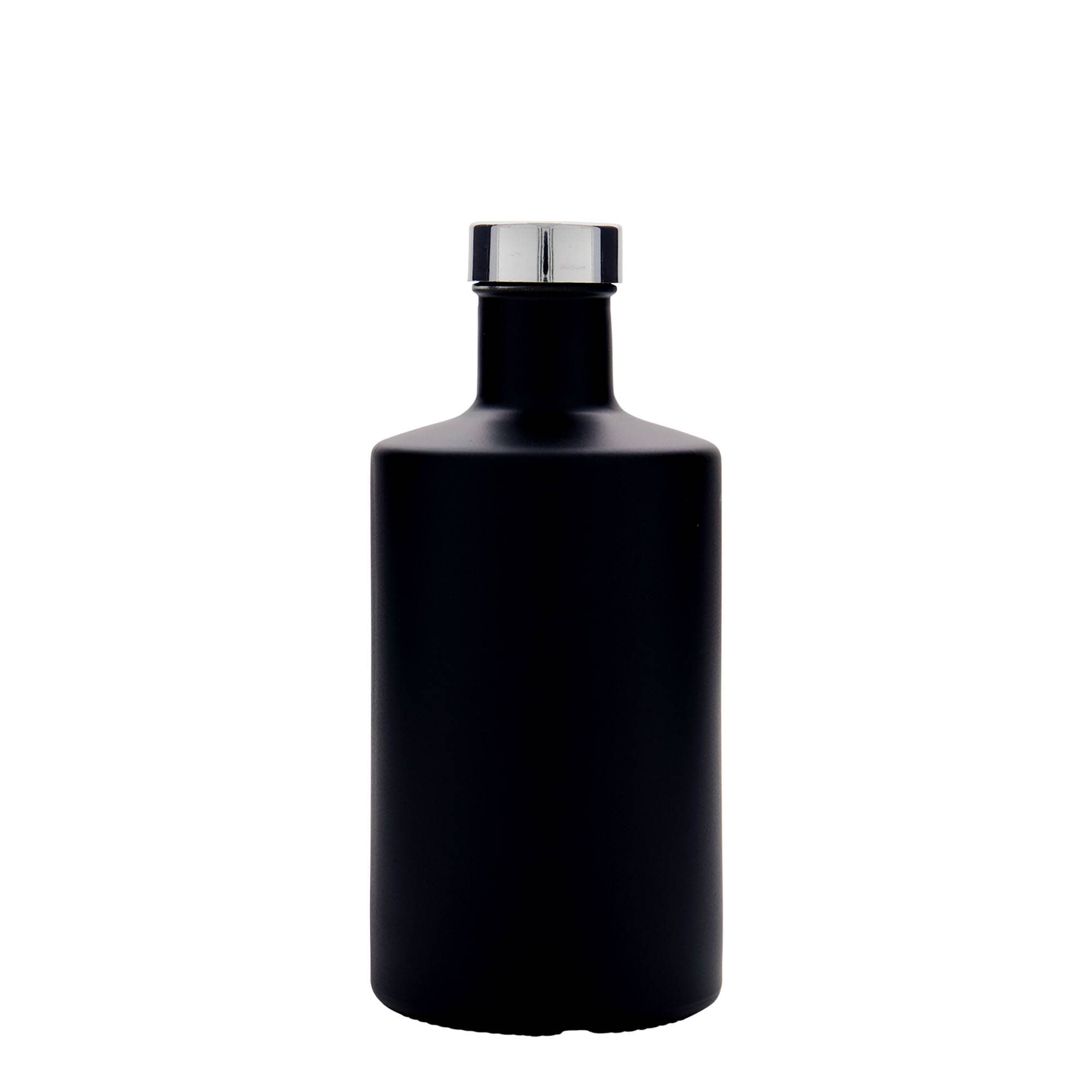 500 ml glasflaska 'Caroline', svart, mynning: GPI 33