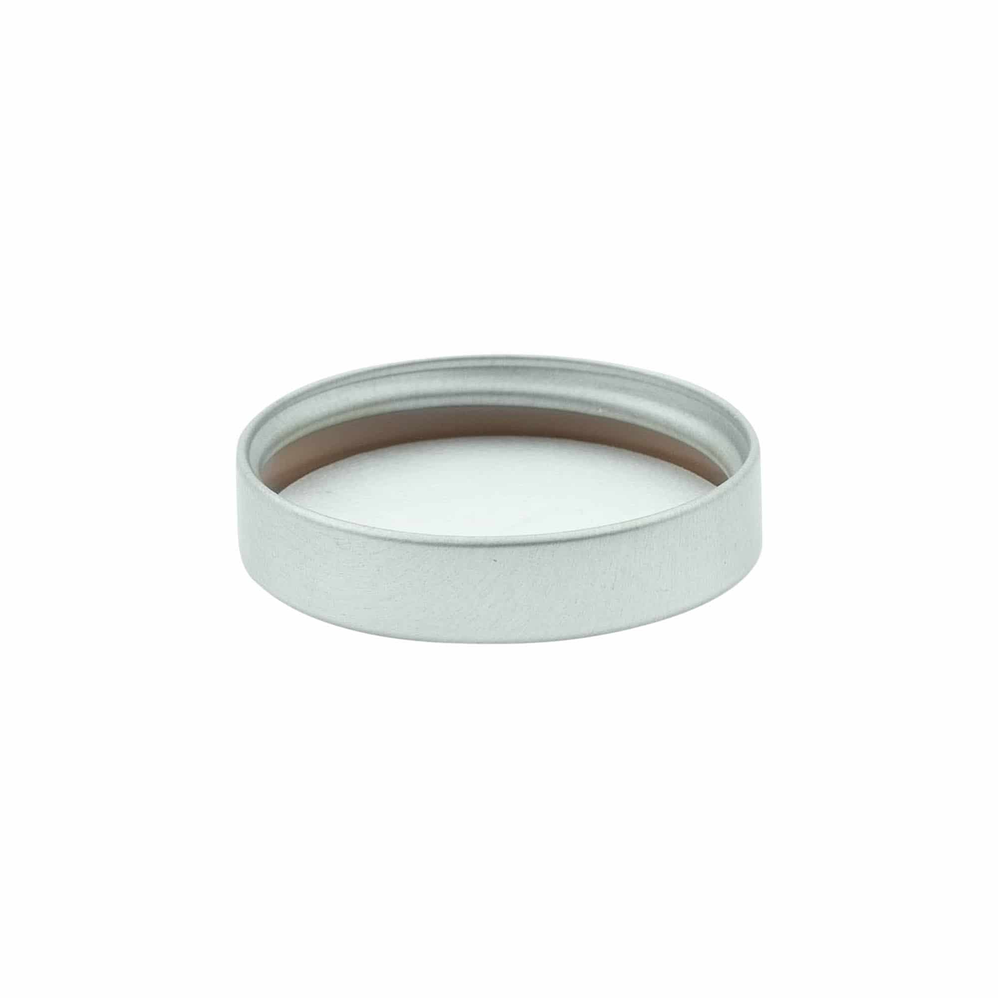 Skruvkapsel, metall, silver, för mynning: GPI 45/400