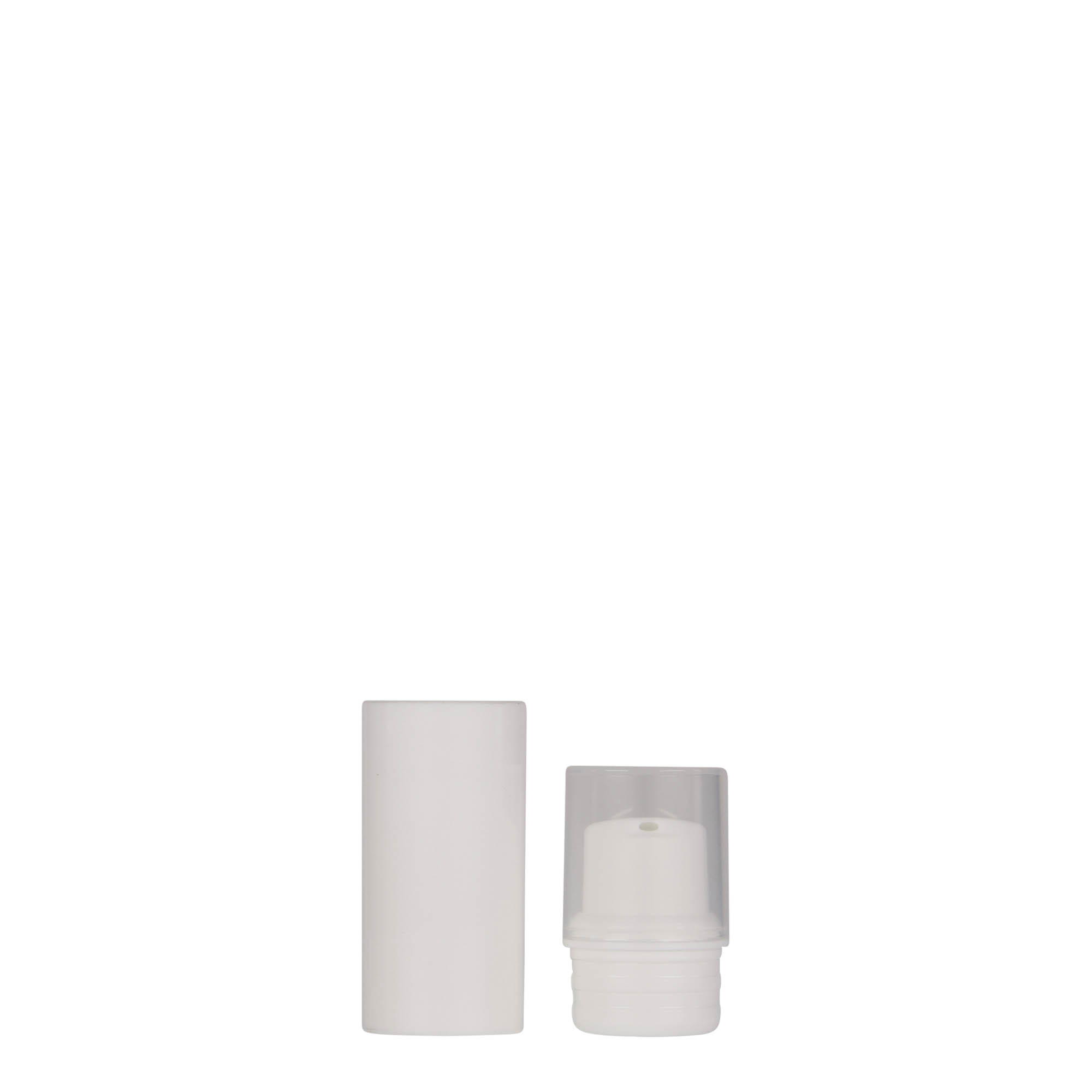 5 ml luftfri dispenser 'Nano', PP-plast, vit