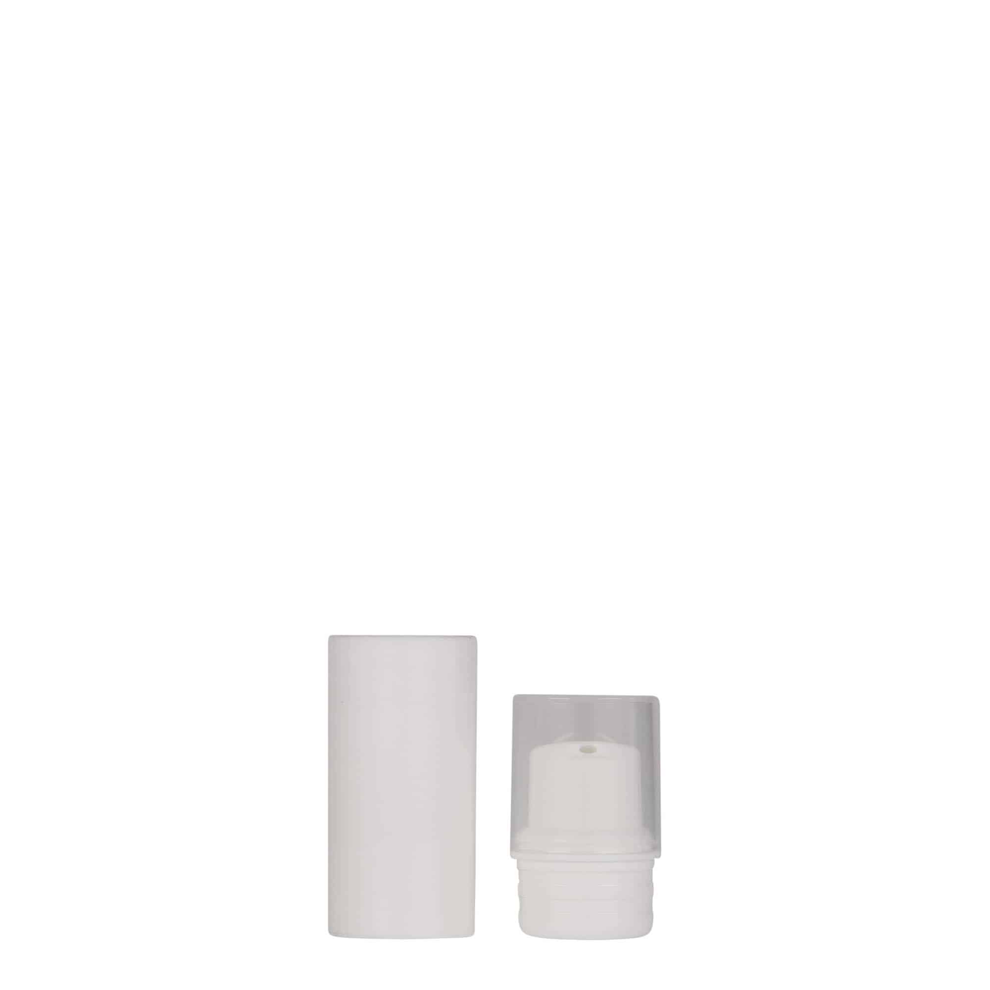 5 ml luftfri dispenser 'Nano', PP-plast, vit