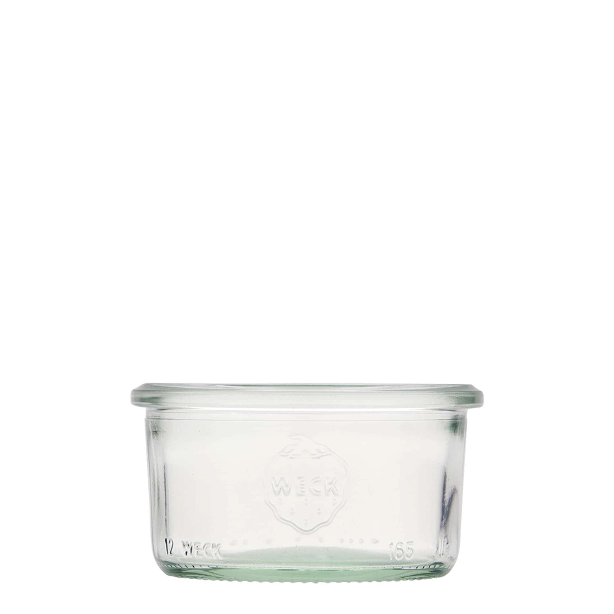165 ml WECK-störtglas, mynning: rundkant